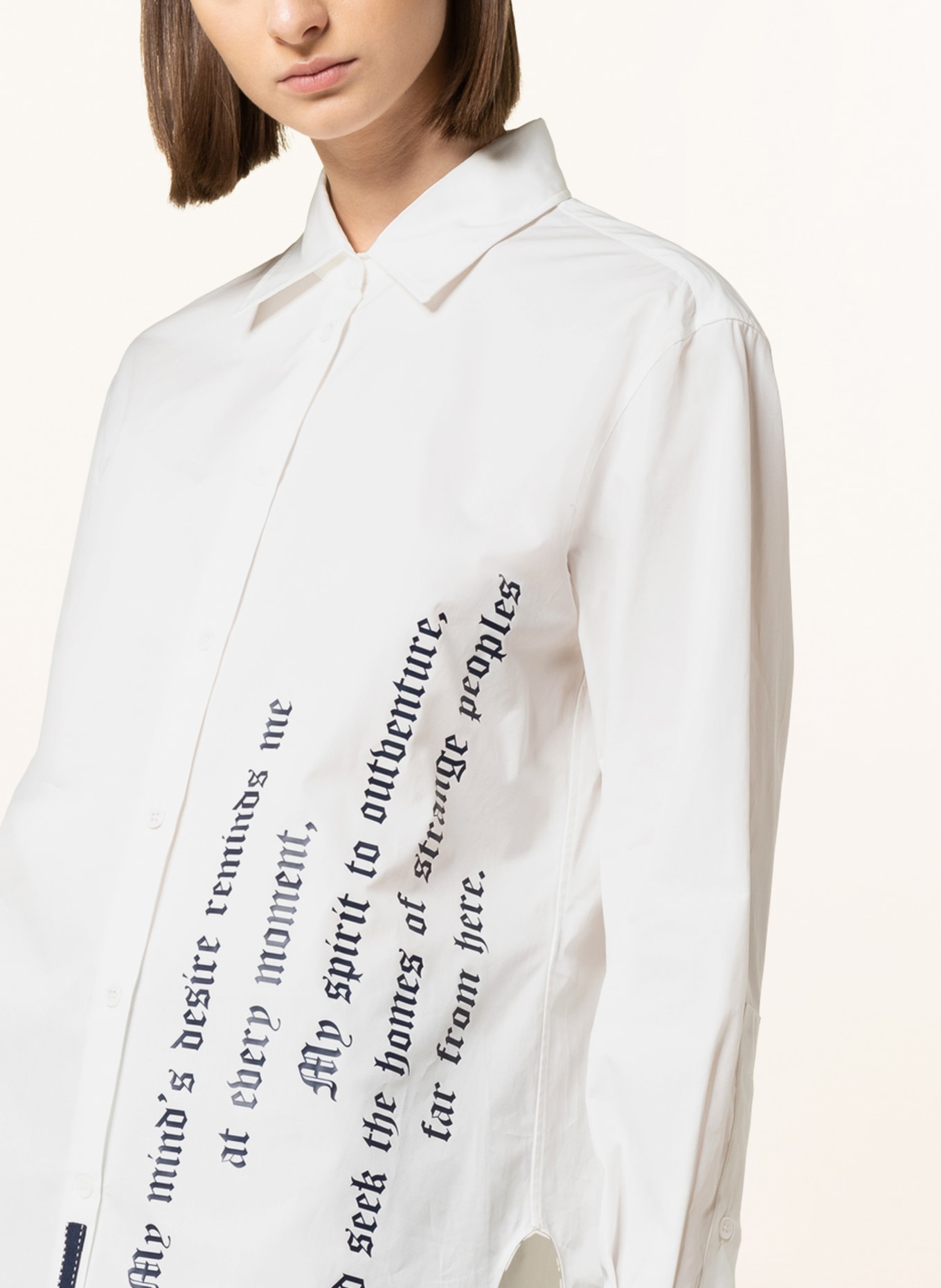 Seafarer Shirt blouse , Color: WHITE (Image 4)
