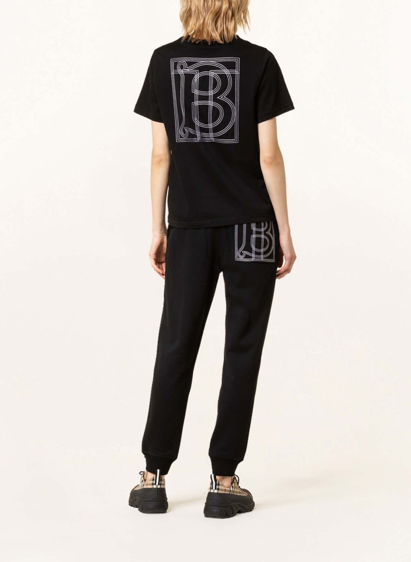 BURBERRY T-shirt CARRICK, Color: BLACK (Image 3)