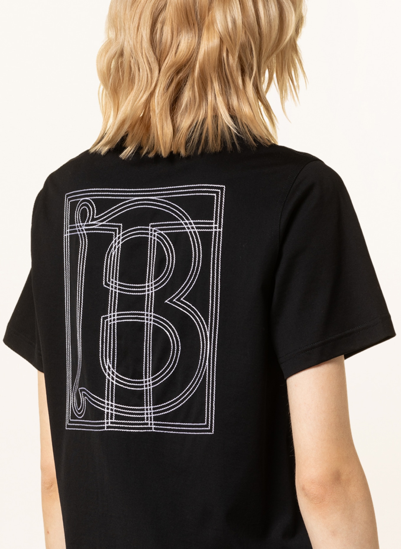 BURBERRY T-shirt CARRICK, Color: BLACK (Image 4)