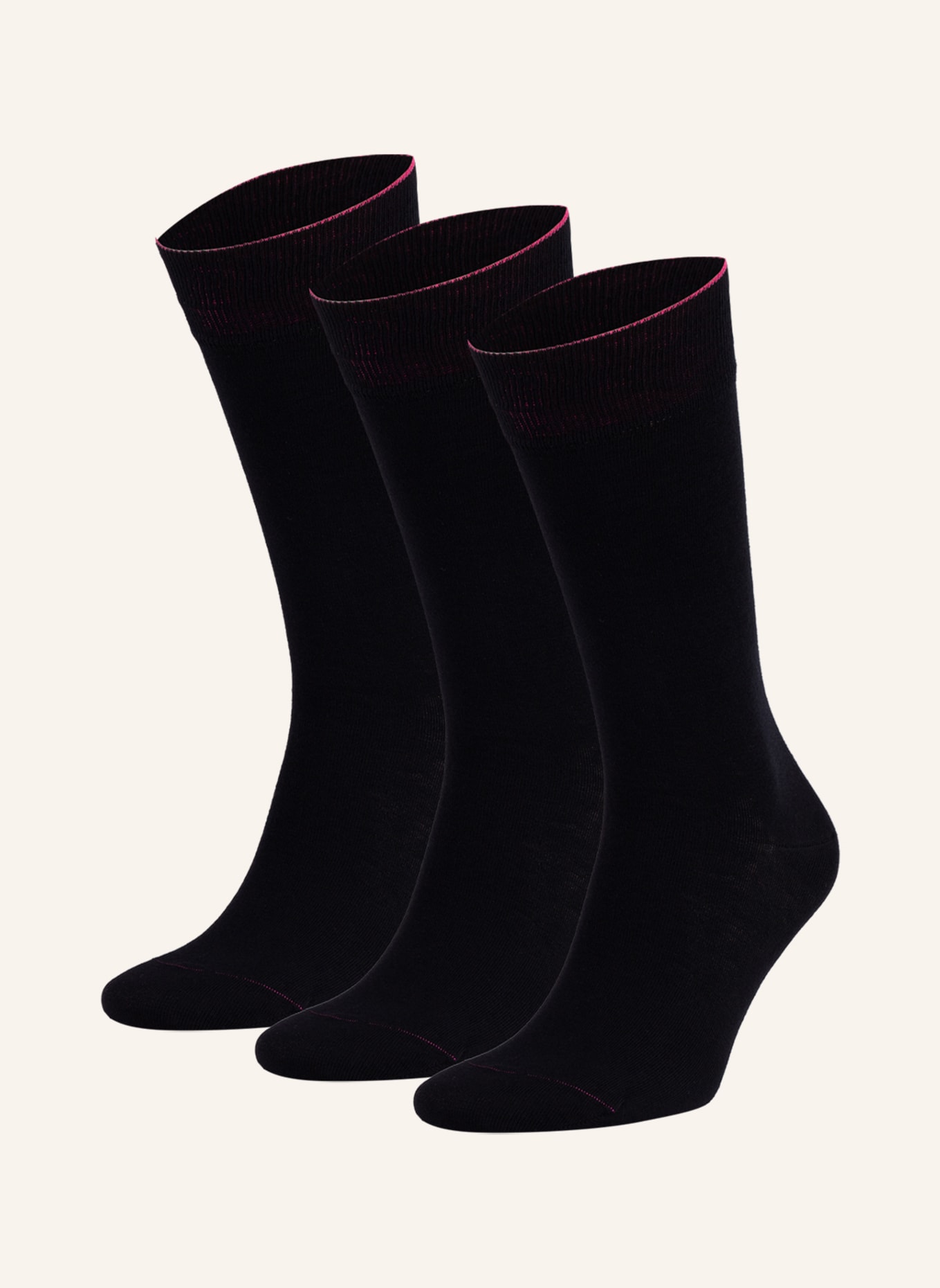 VON Jungfeld Ponožky, sada 3 párů, Barva: SCHWARZ (Obrázek 1)