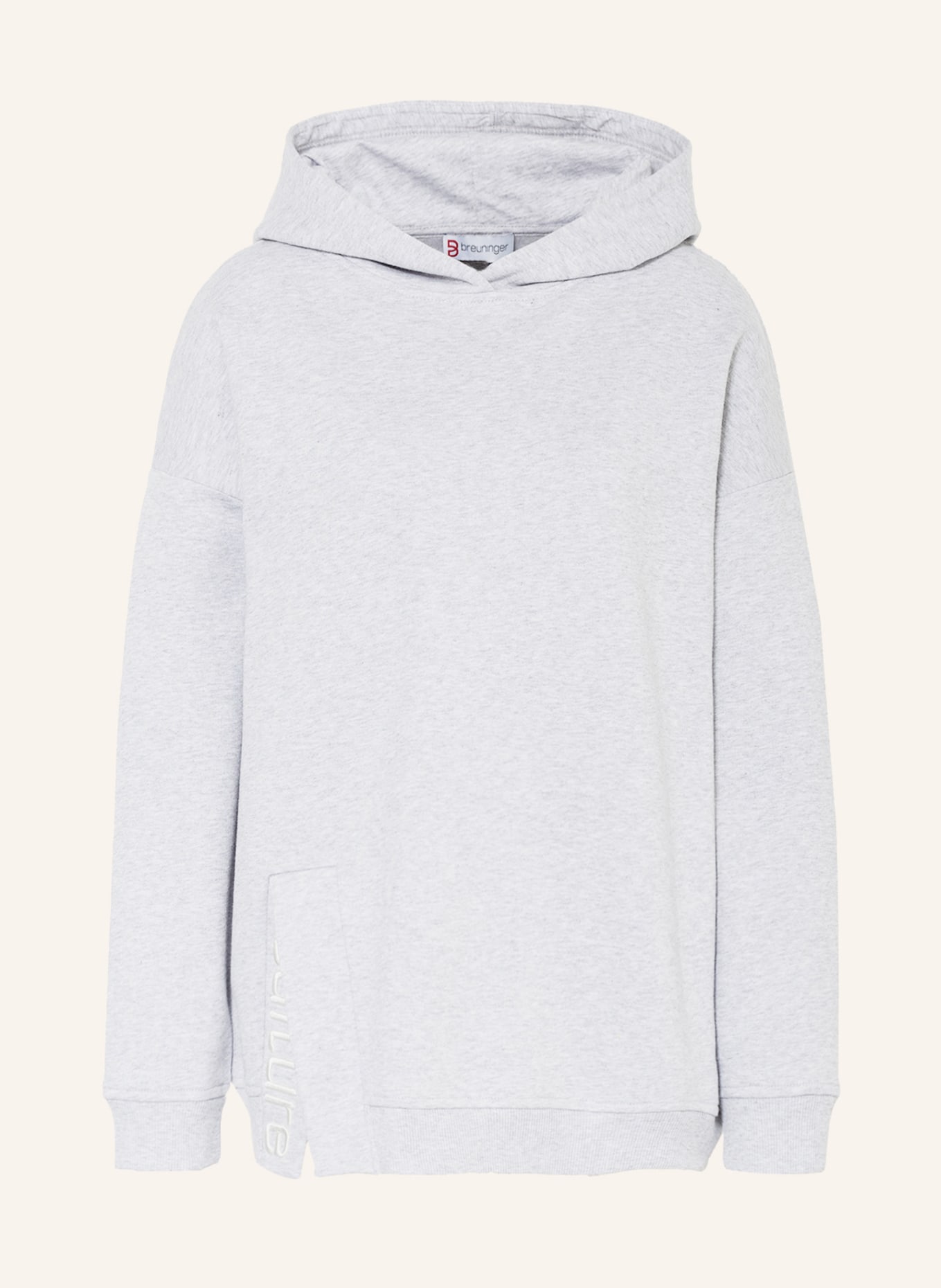 Breuninger Mitarbeiterkollektion Damen Hoodie: HELLGRAU