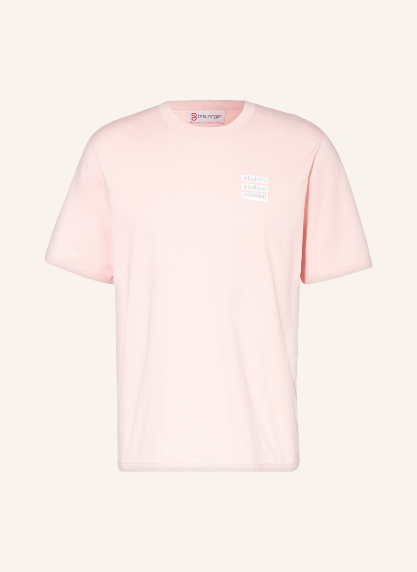 Breuninger Mitarbeiterkollektion Herren T-Shirt: ROSÉ