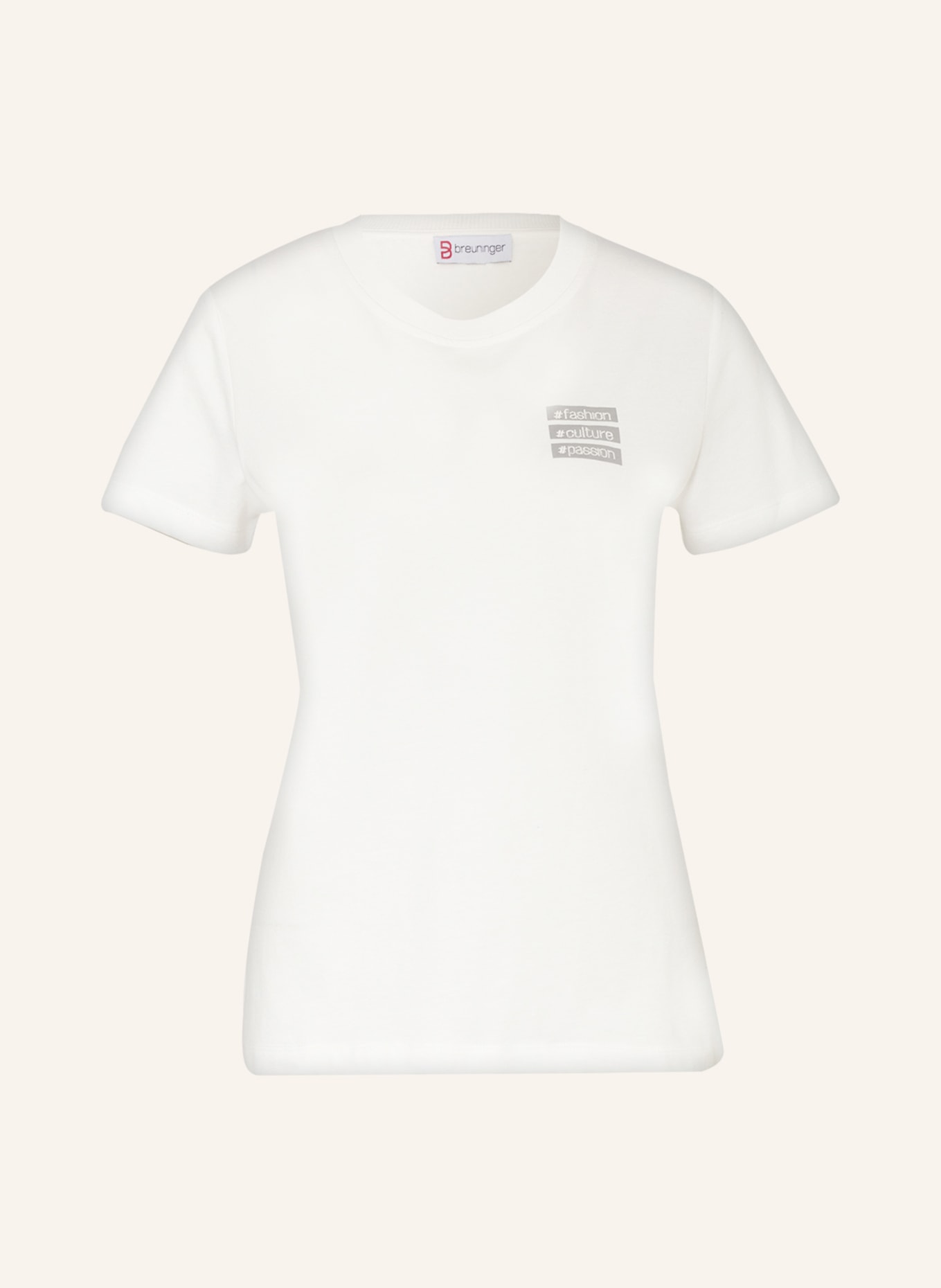 Breuninger Mitarbeiterkollektion Damen T-Shirt, Farbe: WEISS (Bild 1)