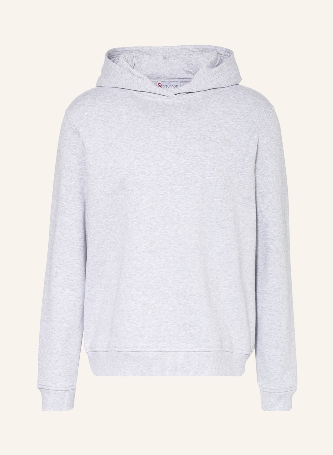Breuninger Mitarbeiterkollektion Herren Hoodie: HELLGRAU