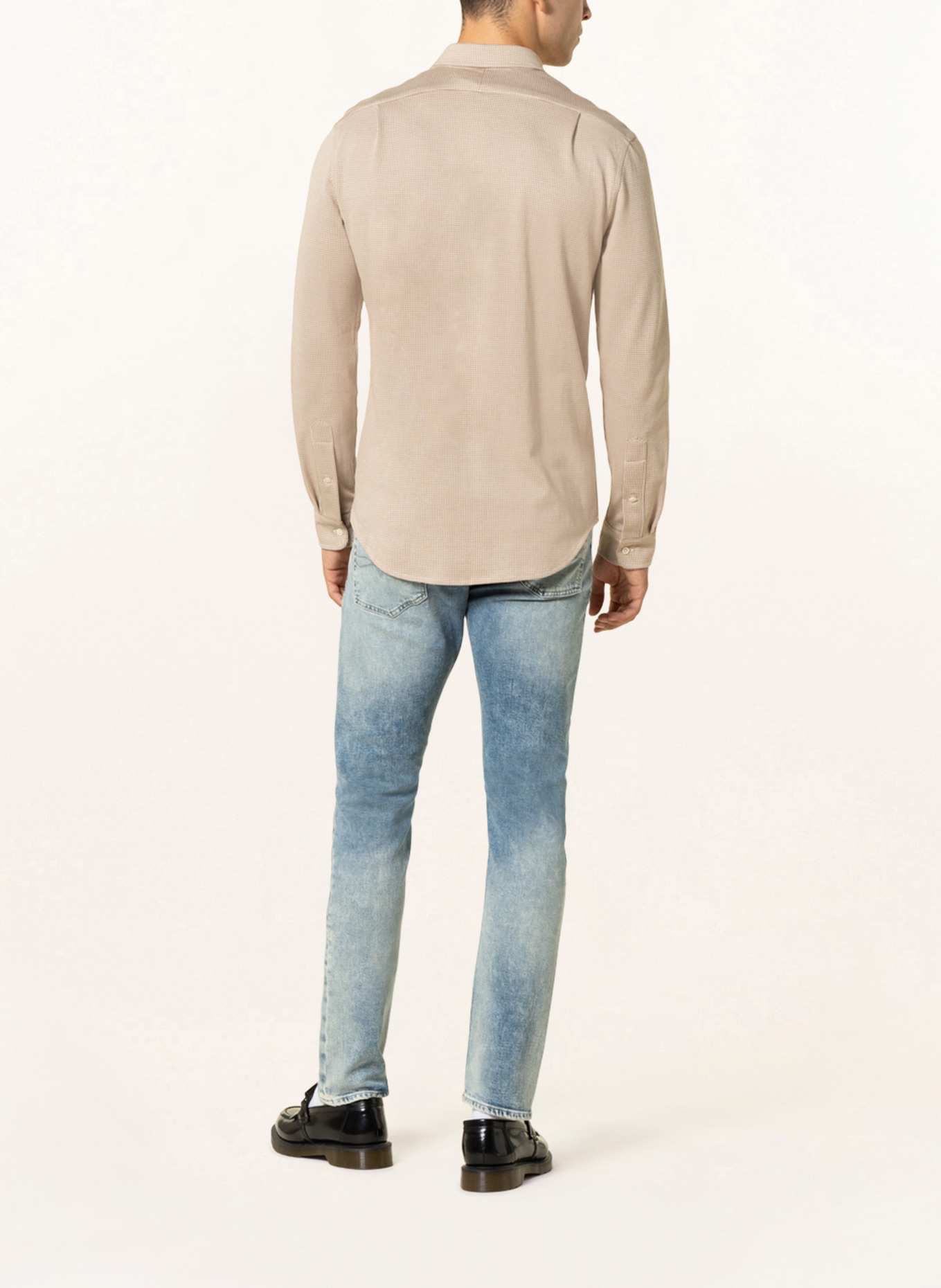 POLO RALPH LAUREN Jerseyhemd Slim Fit, Farbe: KHAKI/ CREME (Bild 3)