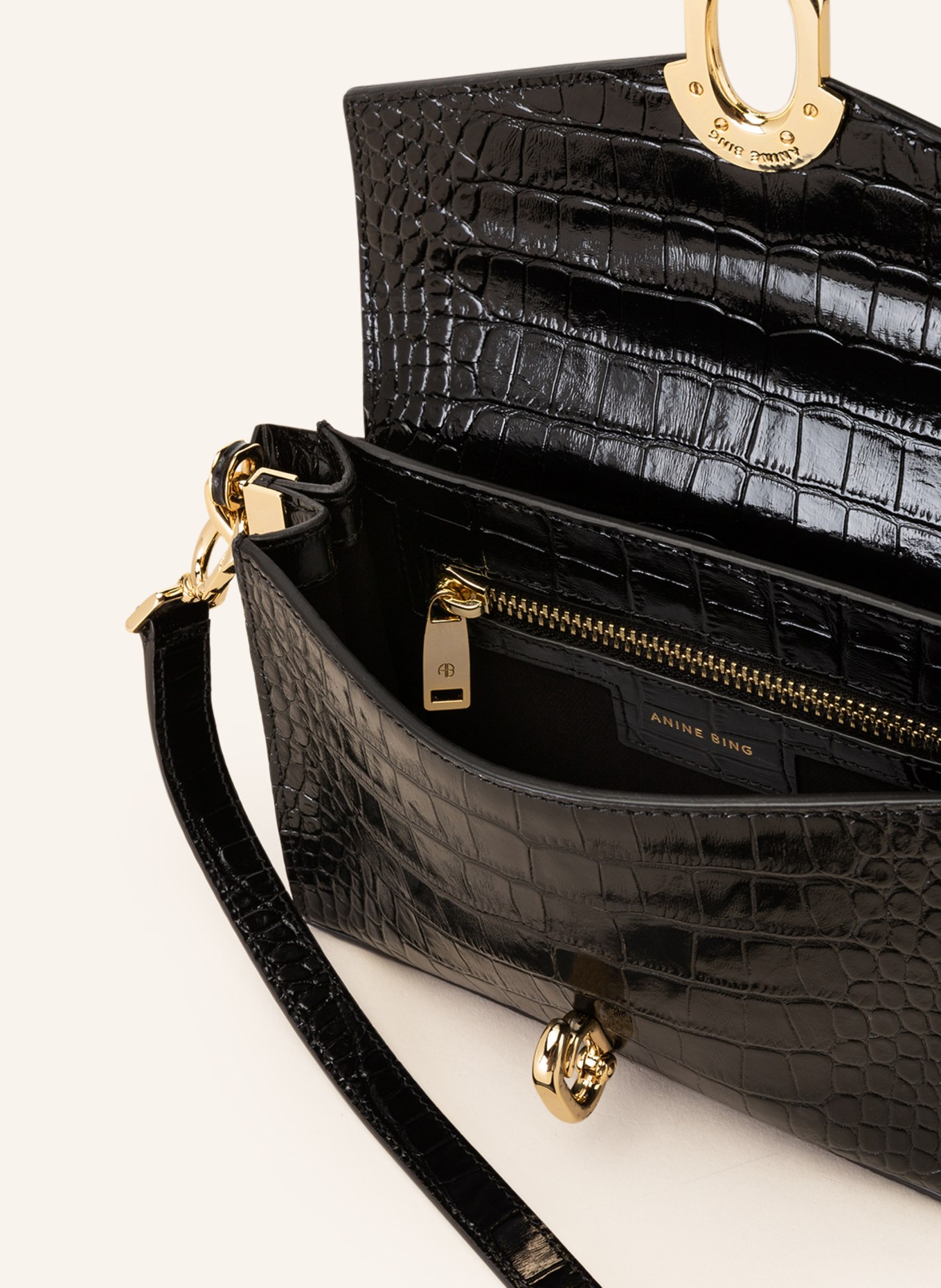 ANINE BING Shoulder bag COLETTE , Color: BLACK (Image 3)