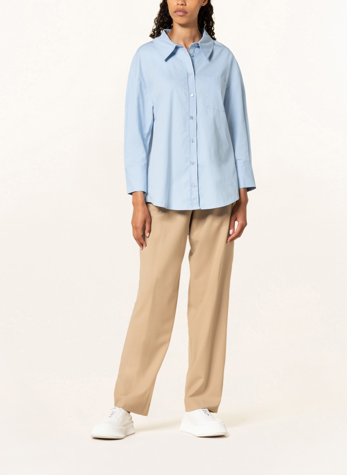 ANINE BING Shirt blouse MIKA, Color: LIGHT BLUE (Image 2)