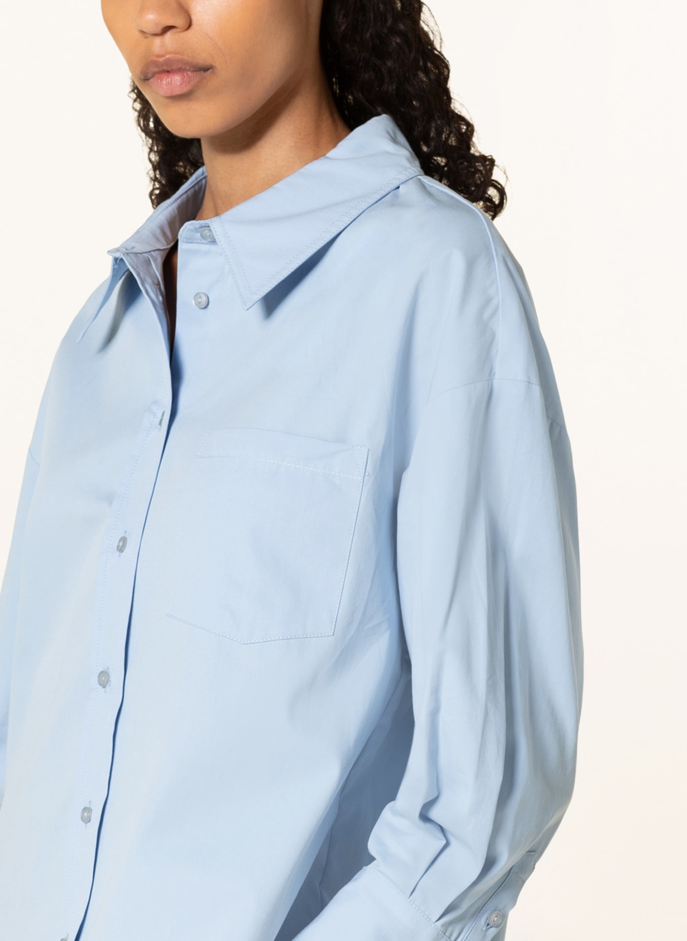 ANINE BING Shirt blouse MIKA, Color: LIGHT BLUE (Image 4)