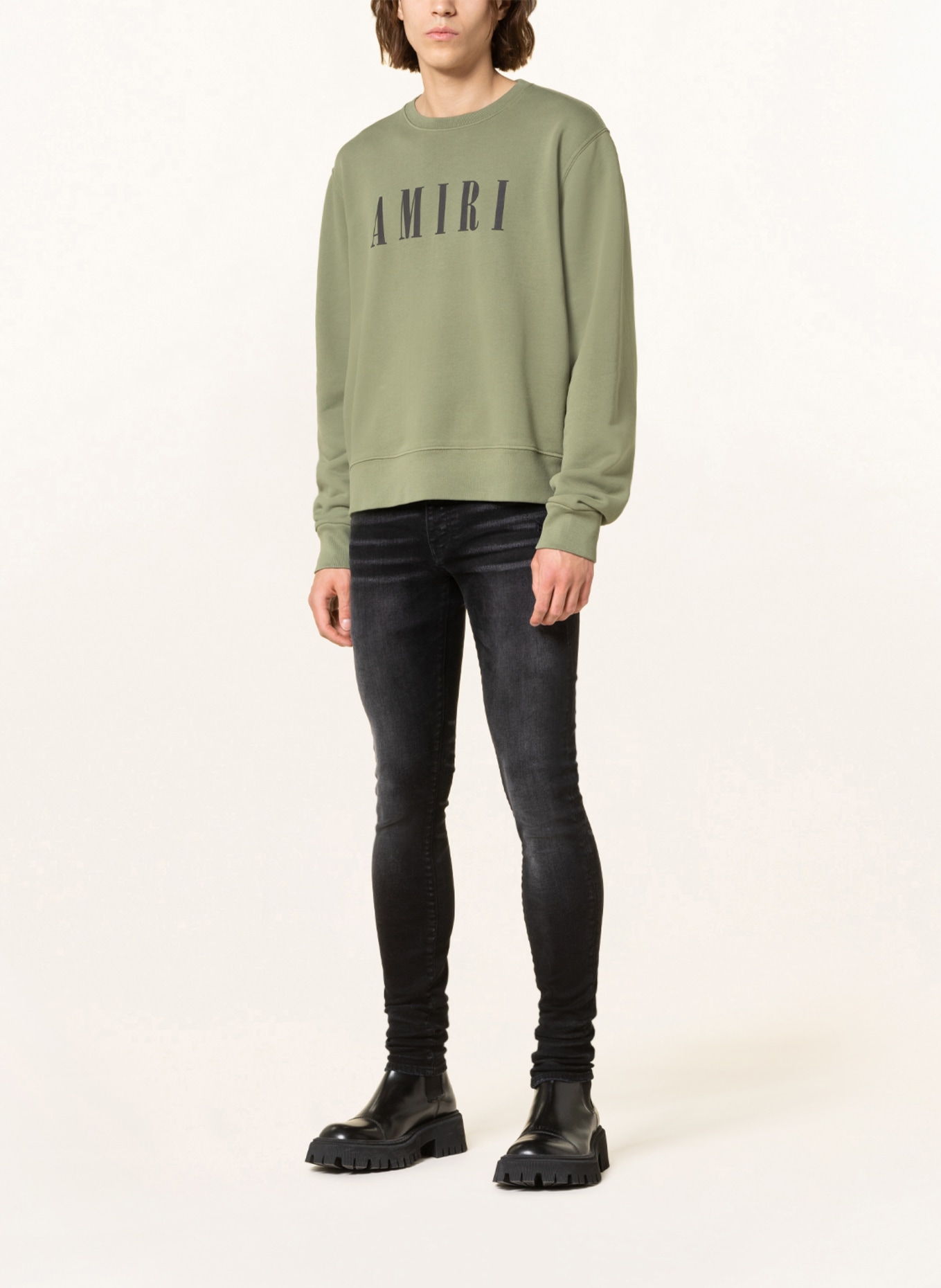 AMIRI Sweatshirt, Color: OLIVE (Image 2)