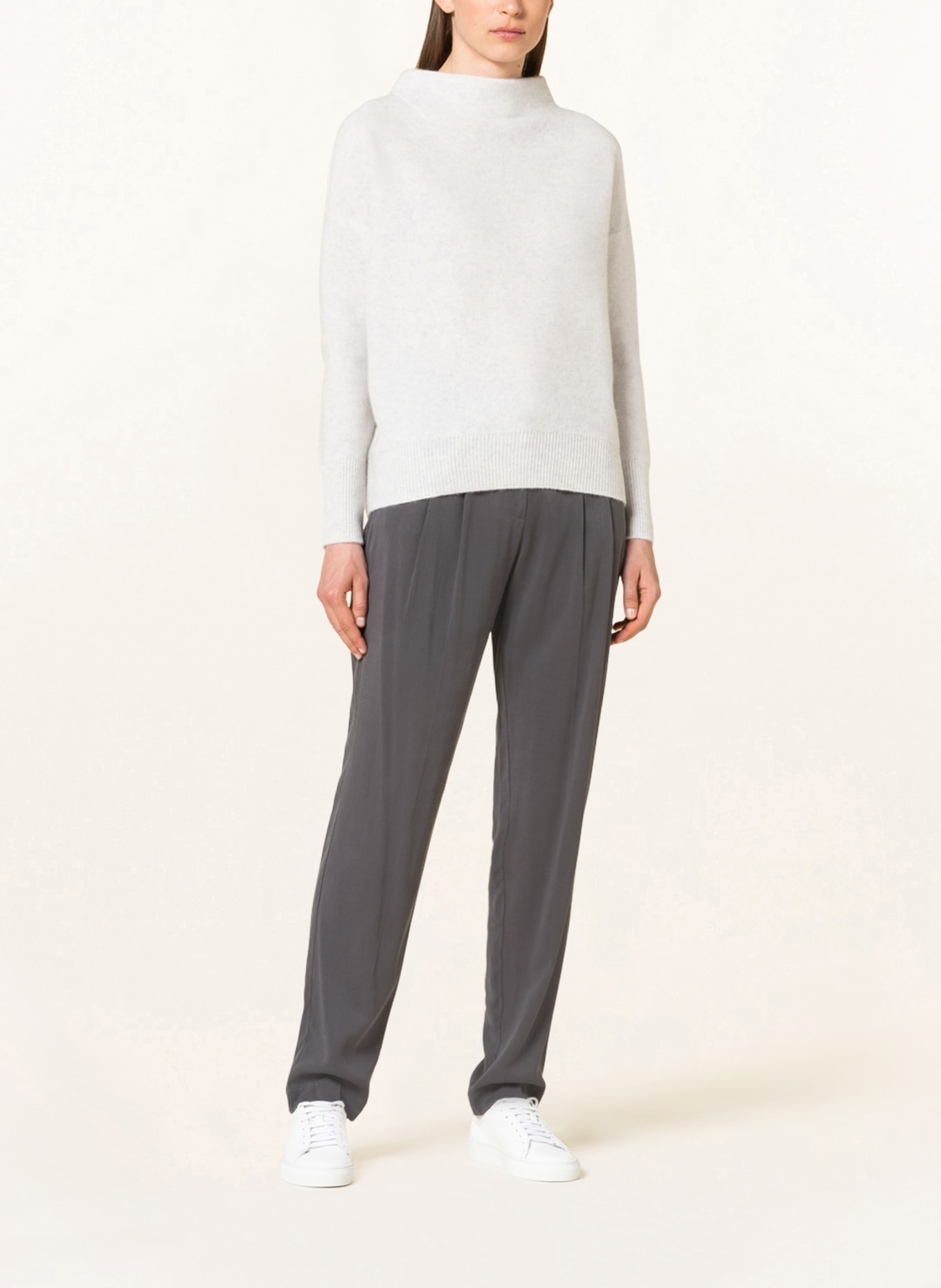 VINCE Cashmere-Pullover , Farbe: HELLGRAU (Bild 2)