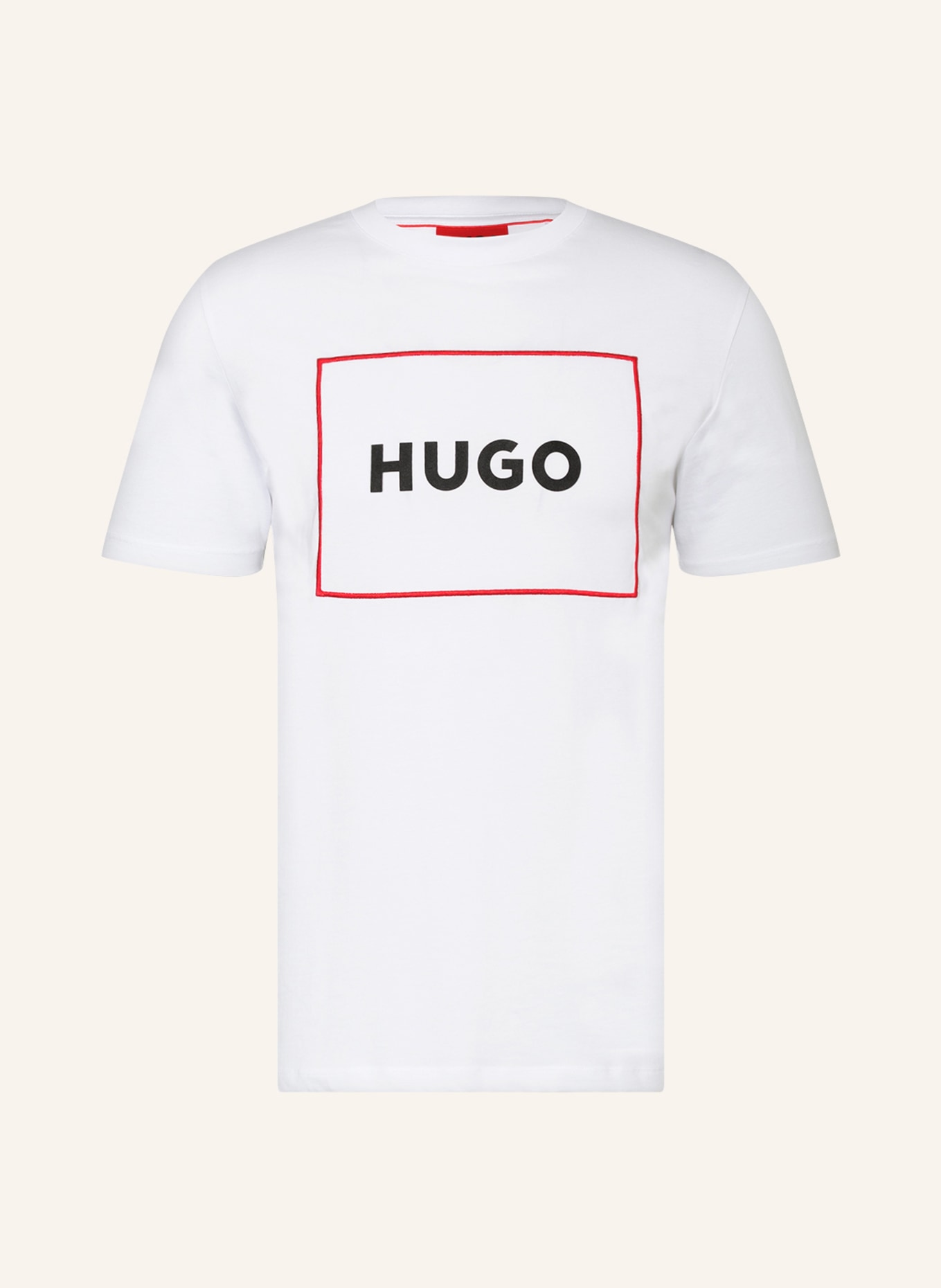 HUGO T-shirt DUMEX, Kolor: BIAŁY (Obrazek 1)