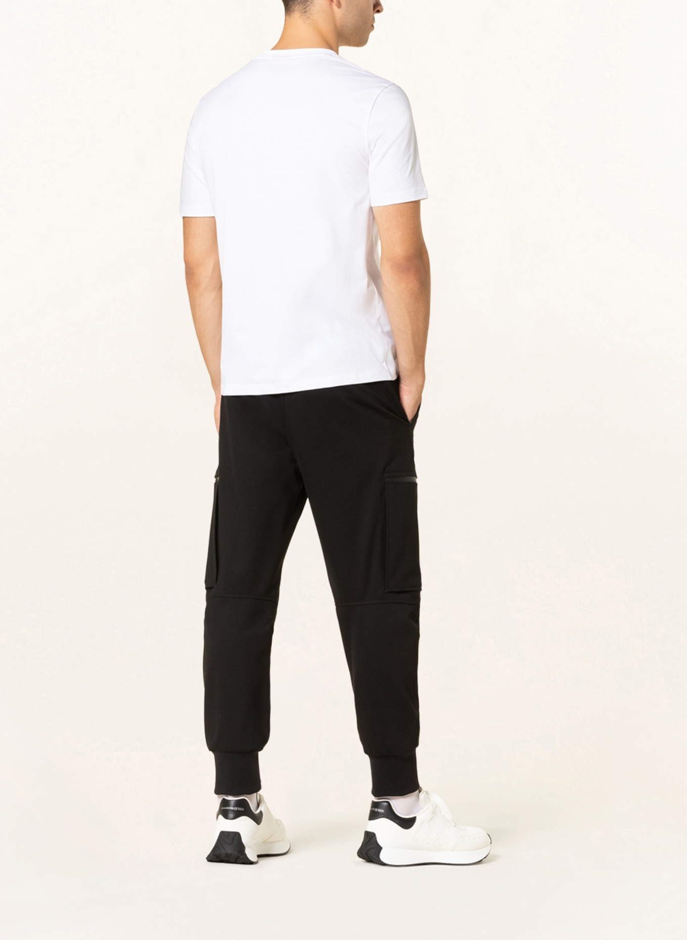 HUGO T-shirt DUMEX, Color: WHITE (Image 3)