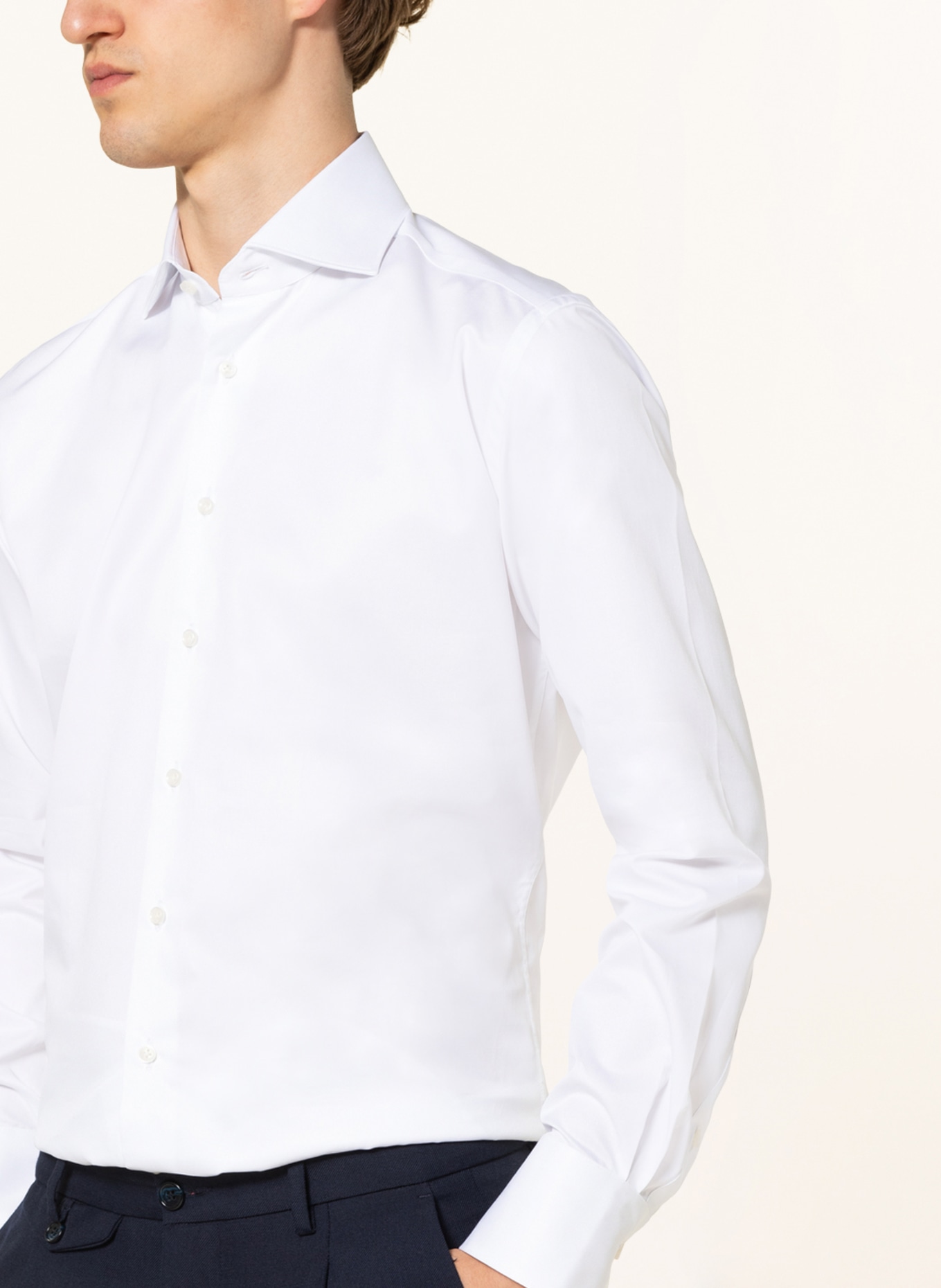 ARTIGIANO Shirt classic fit , Color: WHITE (Image 4)