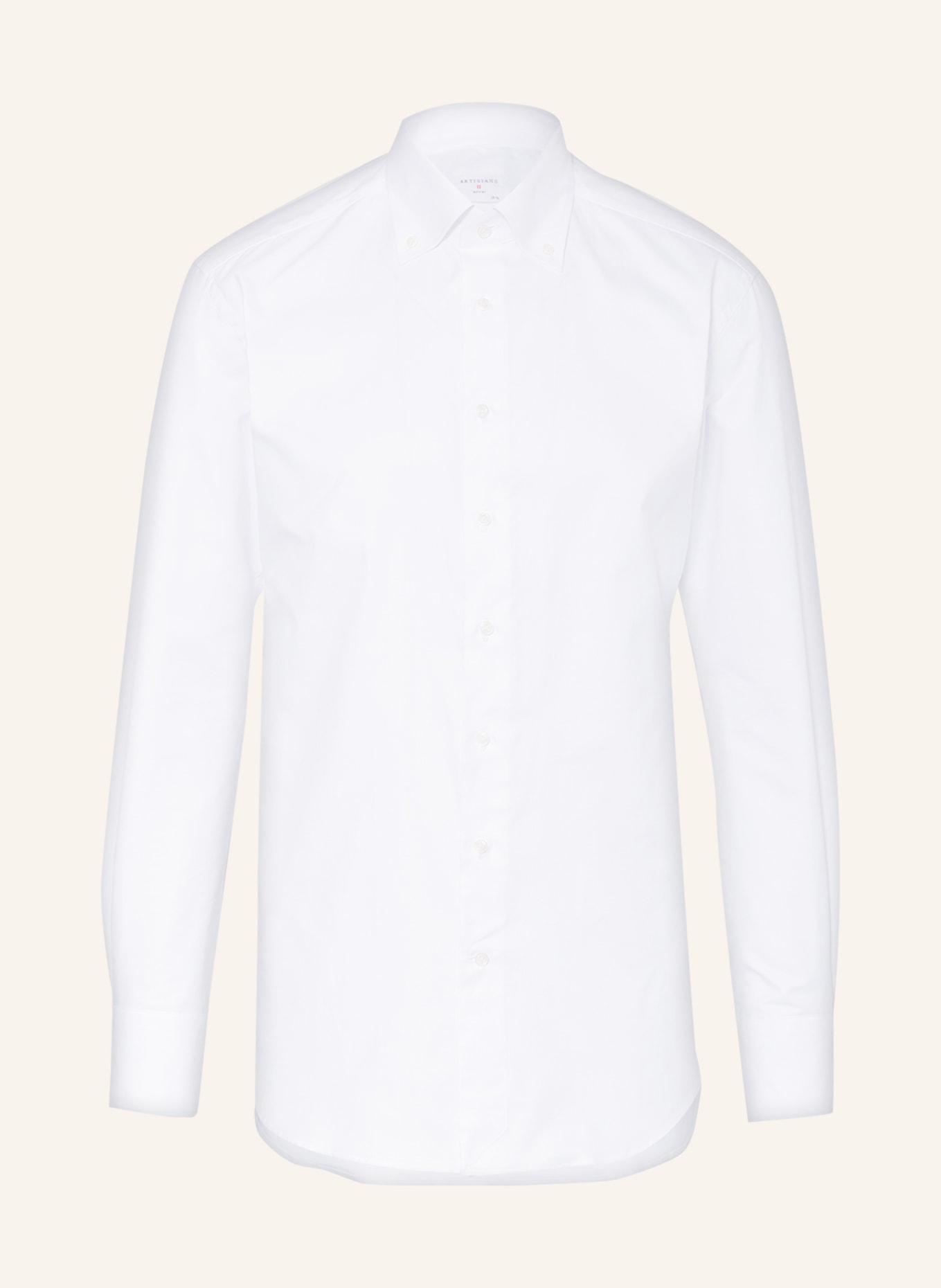 ARTIGIANO Piqué shirt classic fit , Color: WHITE (Image 1)