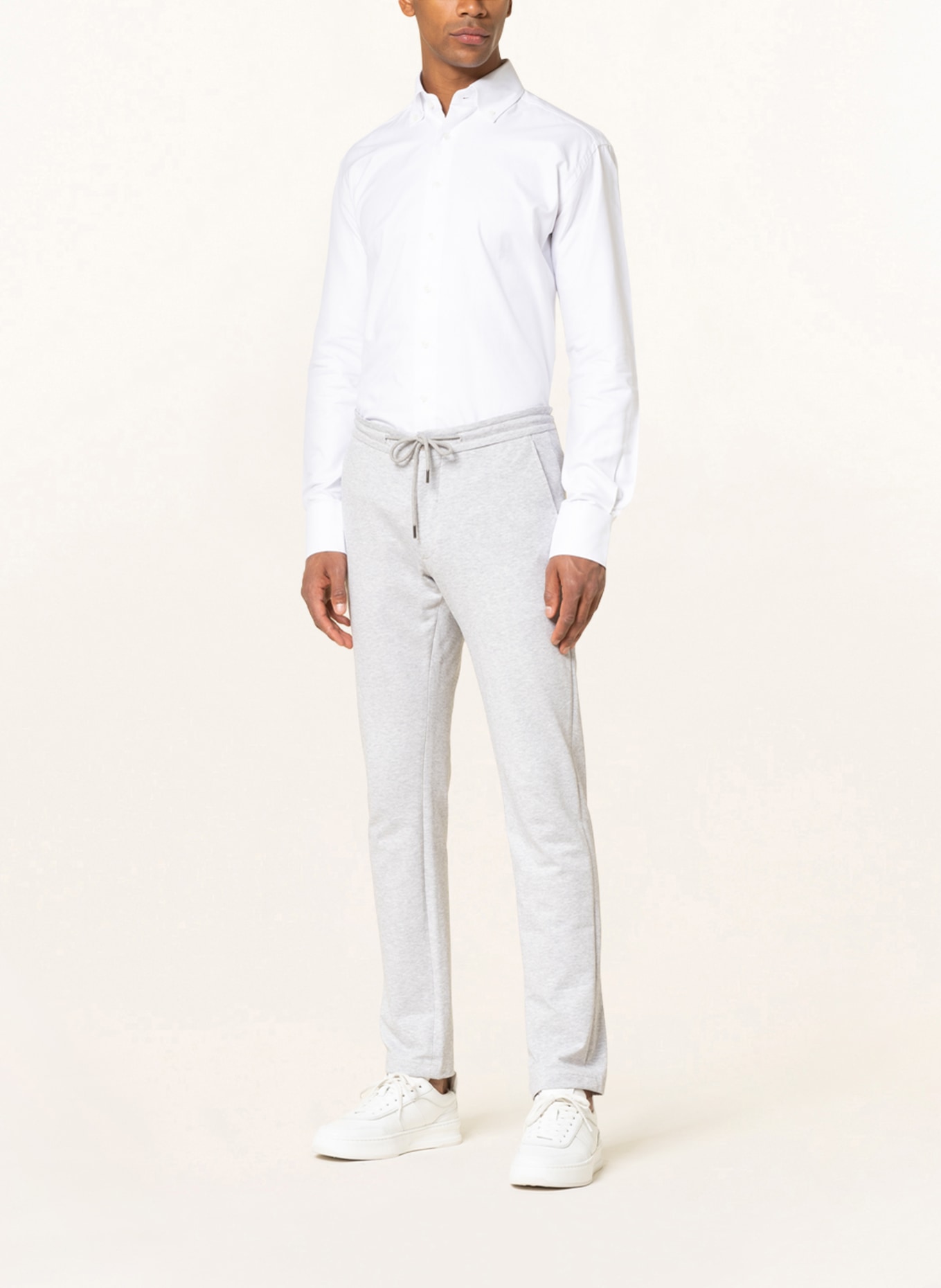 ARTIGIANO Piqué shirt classic fit , Color: WHITE (Image 2)