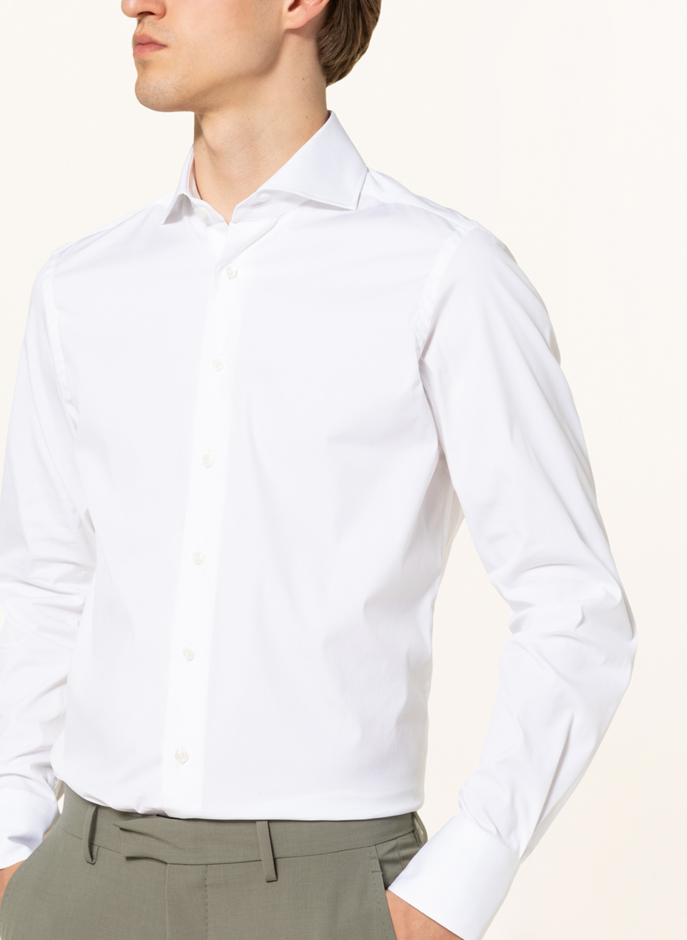 ARTIGIANO Shirt slim fit, Color: WHITE (Image 4)