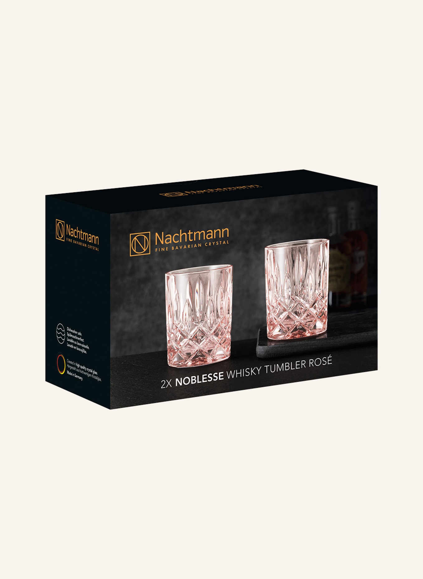 Nachtmann 2er-Set Whiskygläser NOBLESSE: ROSÉ