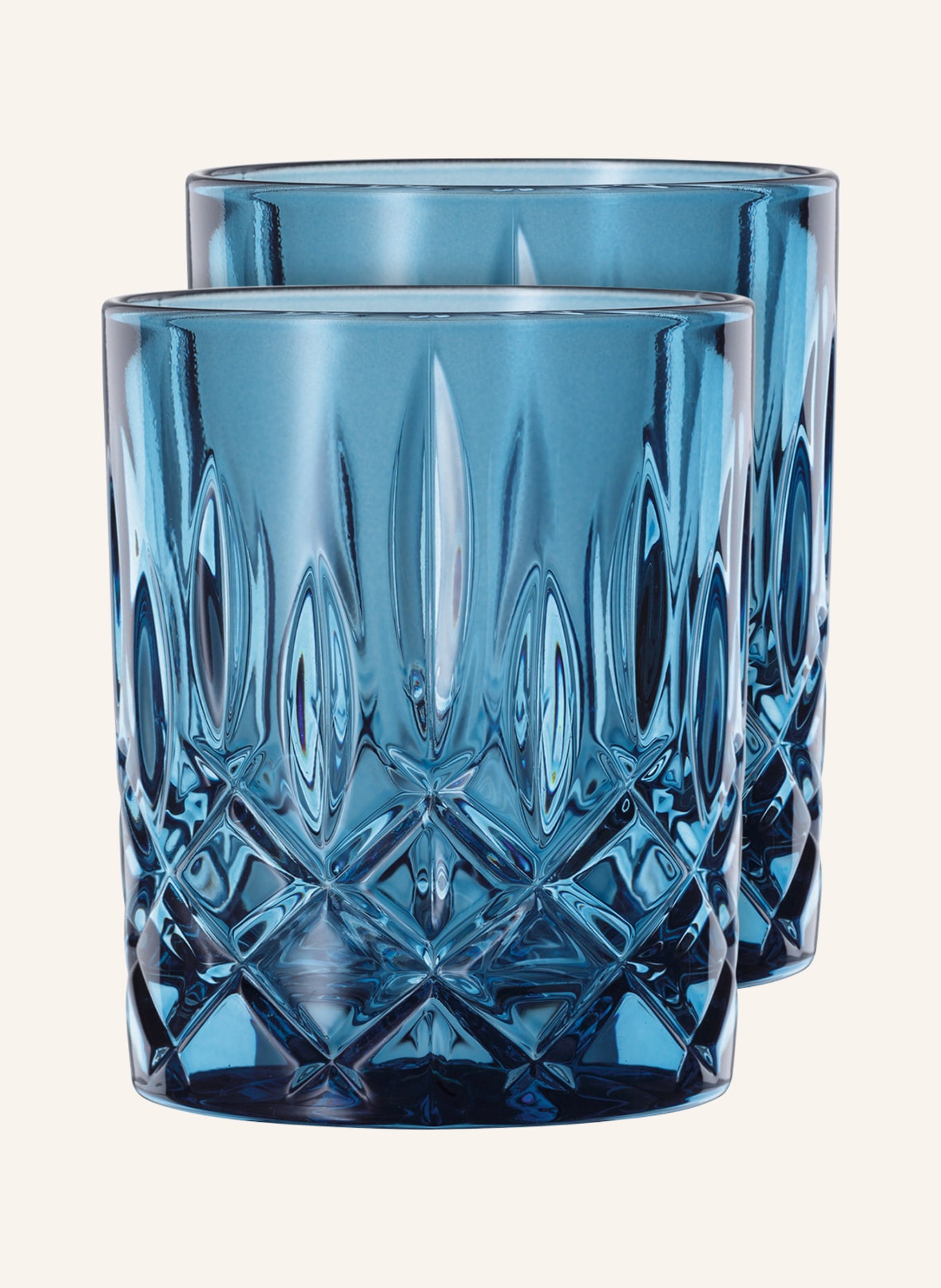 Nachtmann 2er-Set Whiskygläser NOBLESSE, Farbe: BLAU (Bild 1)