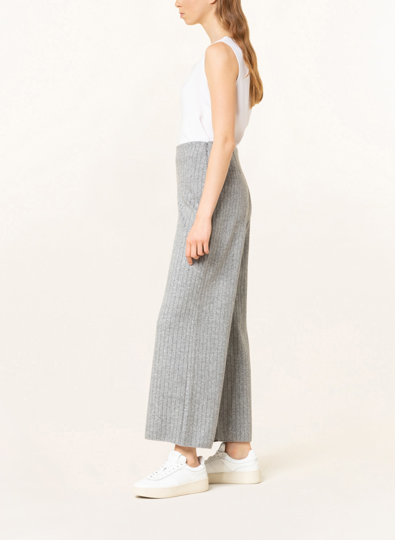 FABIANA FILIPPI Trousers with glitter thread , Color: GRAY (Image 4)