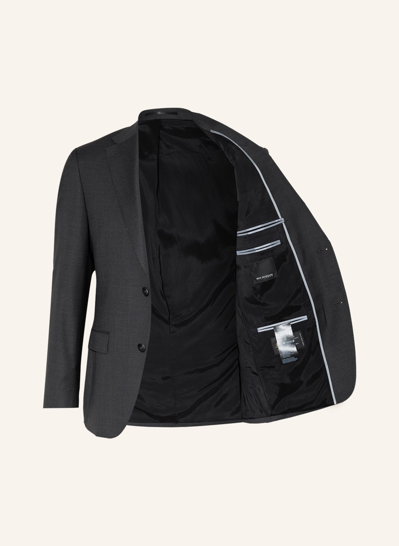 Roy Robson Suit jacket regular fit , Color: A009 DARK GREY (Image 4)