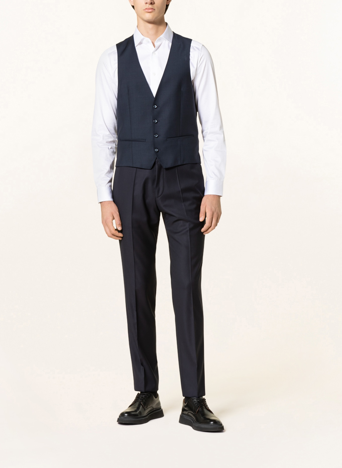 Roy Robson Suit vest slim fit, Color: A401 DARK BLUE (Image 2)
