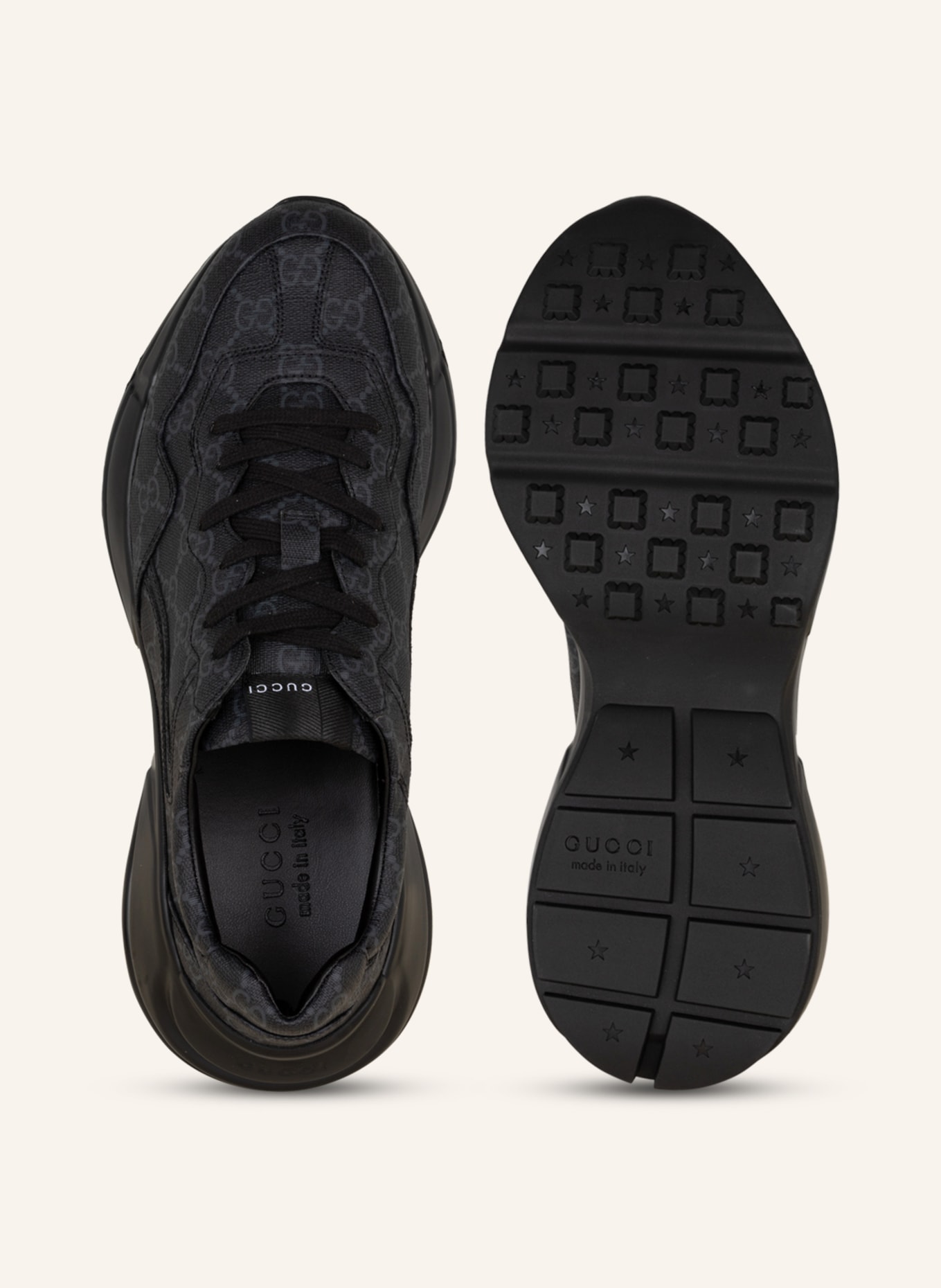 GUCCI Sneakers RHYTON GG SUPREME, Color: BLACK (Image 5)