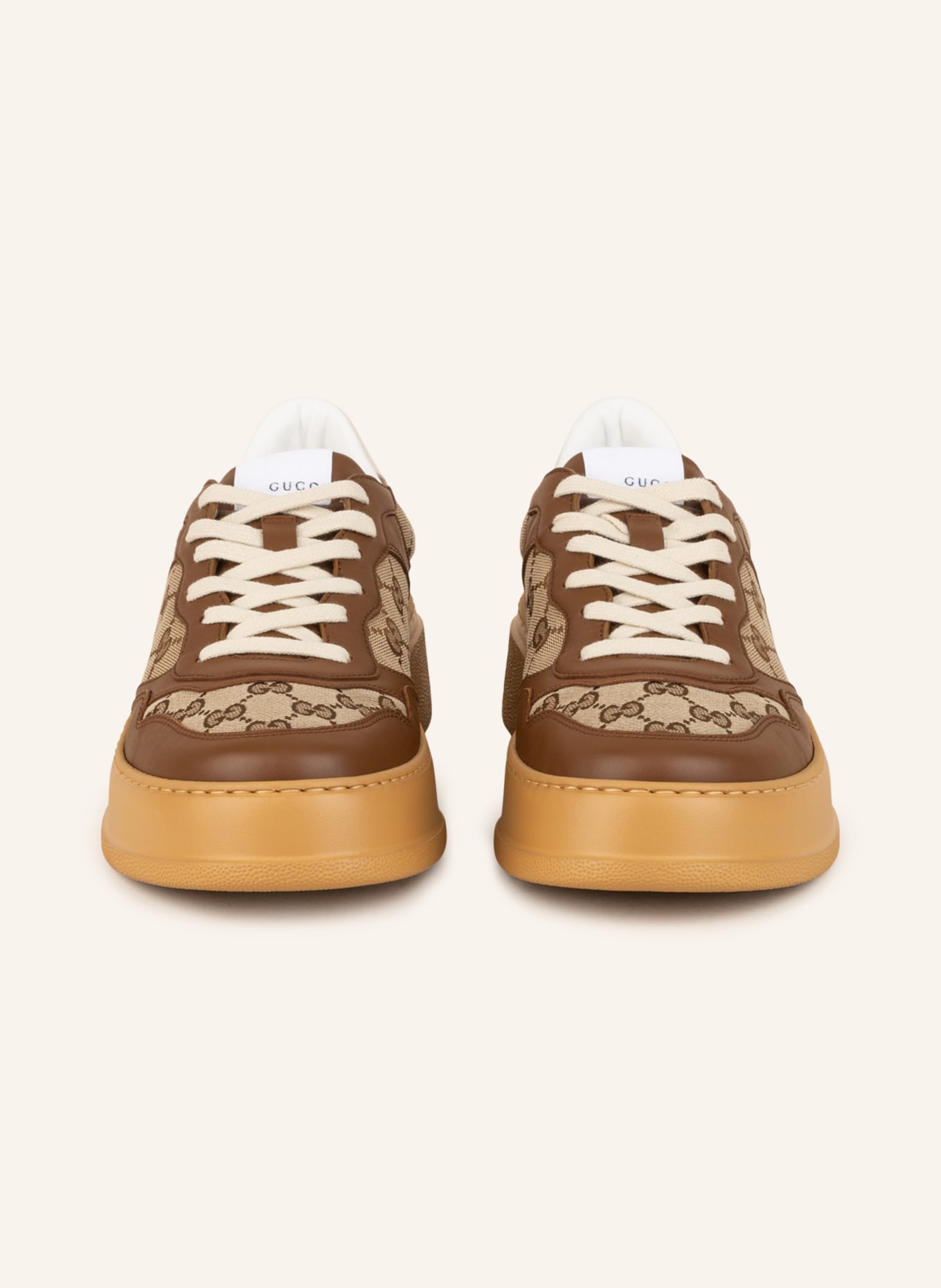 GUCCI Sneakers GG, Color: BROWN/ DARK BROWN/ BEIGE (Image 3)
