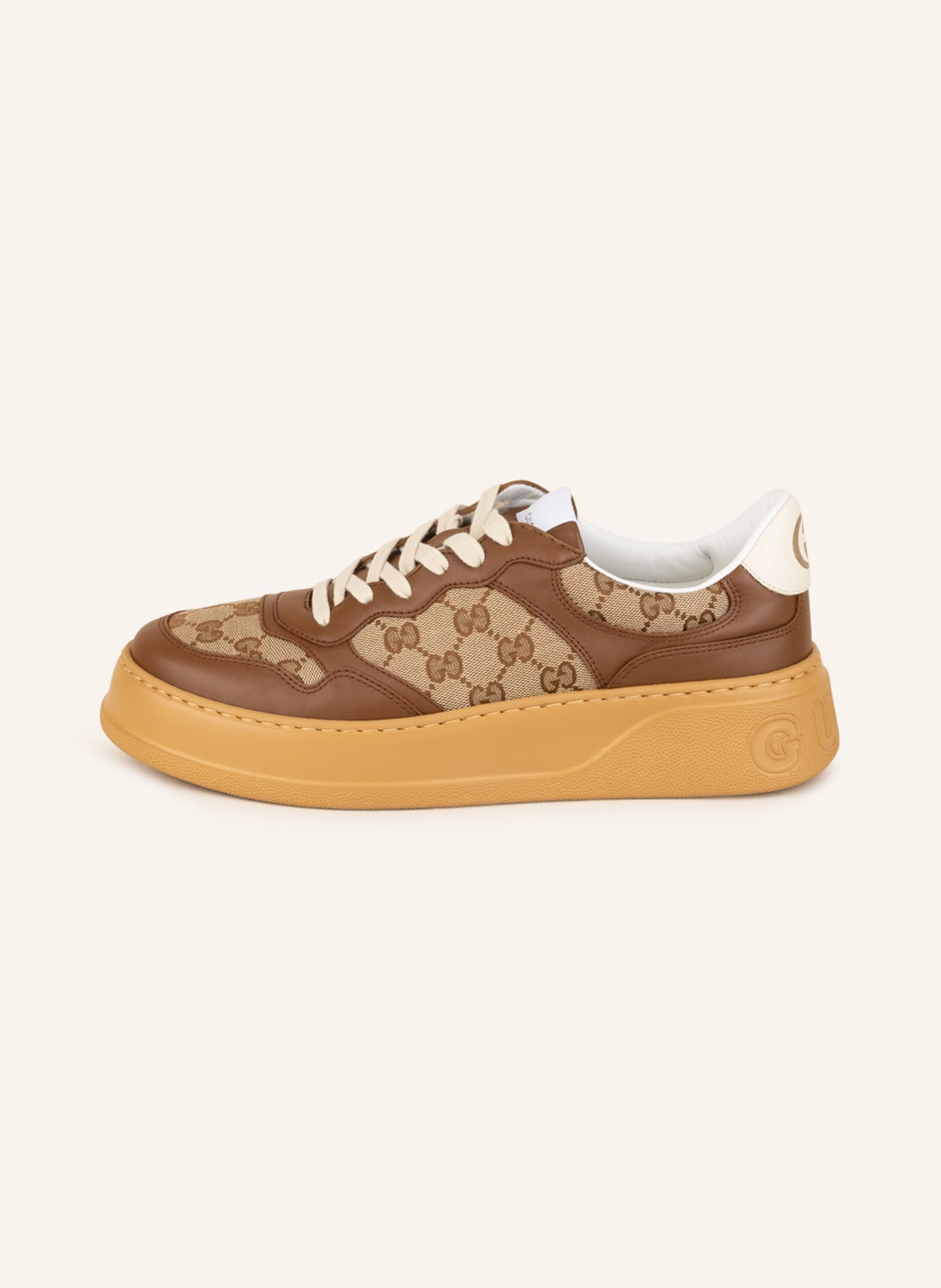GUCCI Sneakers GG, Color: BROWN/ DARK BROWN/ BEIGE (Image 4)