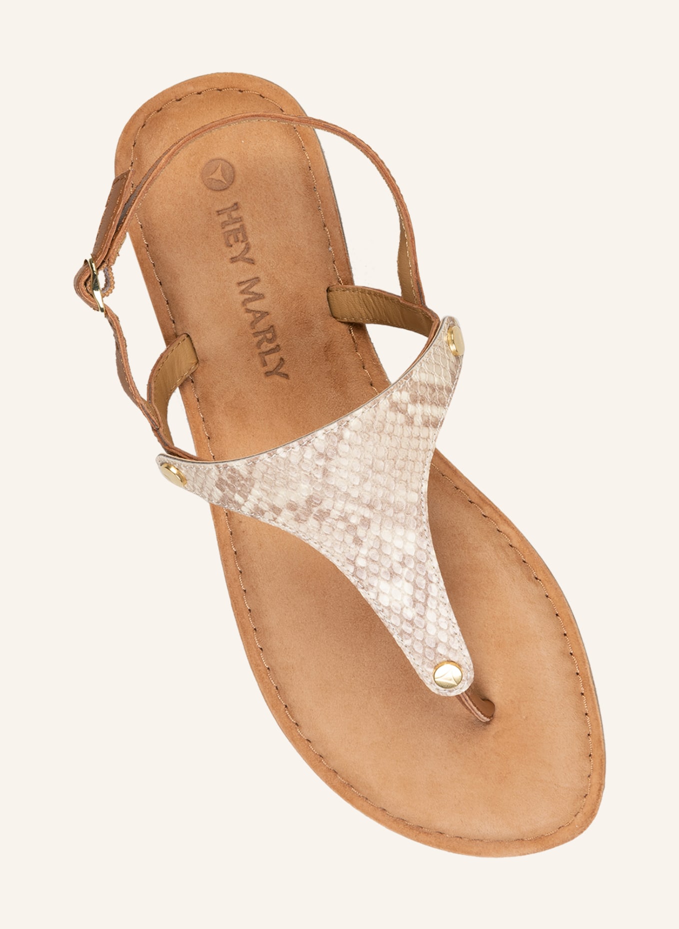 HEY MARLY Sandal base COMFORT, Color: COGNAC (Image 6)