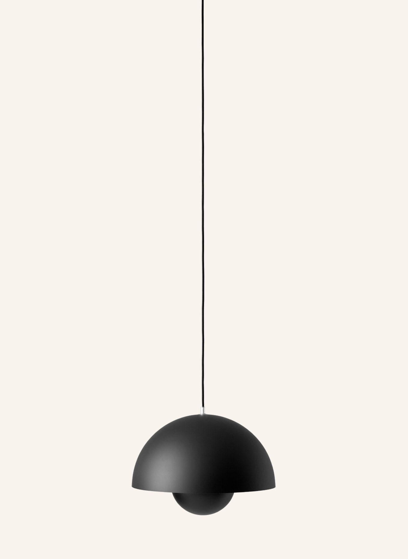 &Tradition Pendelleuchte FLOWERPOT VP7: SCHWARZ