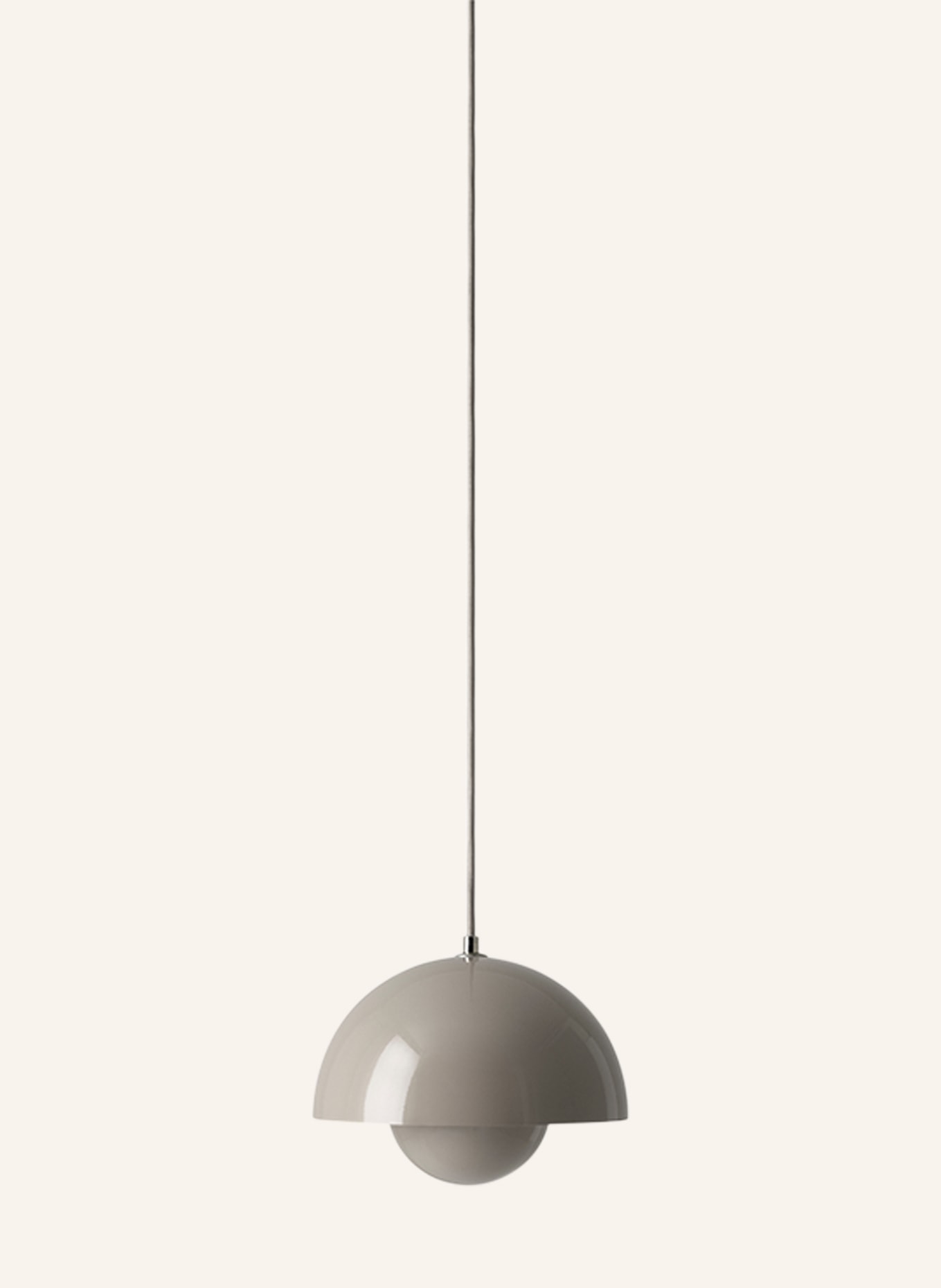 &Tradition Pendelleuchte FLOWERPOT VP1: TAUPE