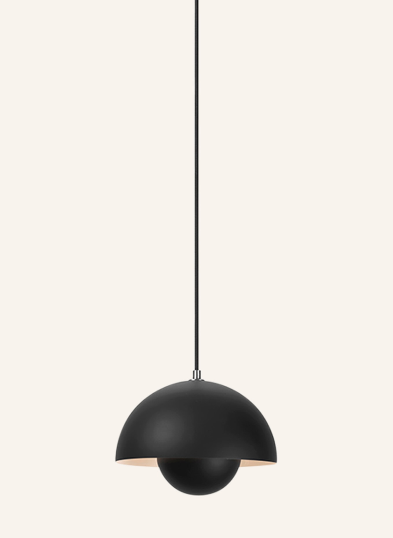 &Tradition Pendelleuchte FLOWERPOT VP1: SCHWARZ
