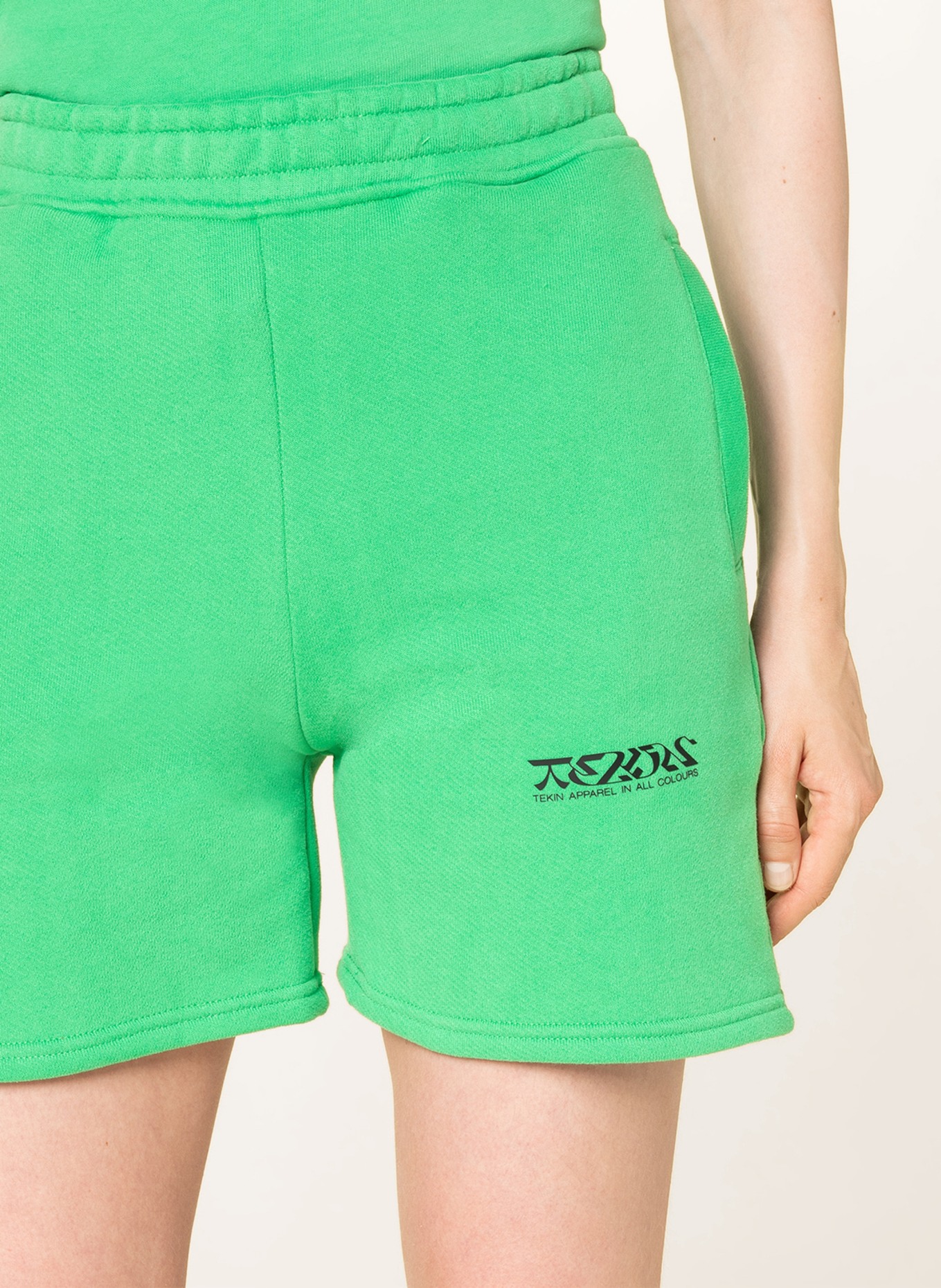 TEKIN APPAREL Sweat shorts, Color: NEON GREEN (Image 5)