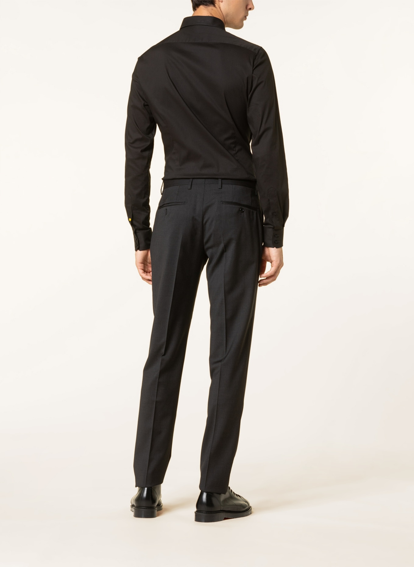 LARDINI Suit trousers slim fit, Color: 950 ANTHRA (Image 4)