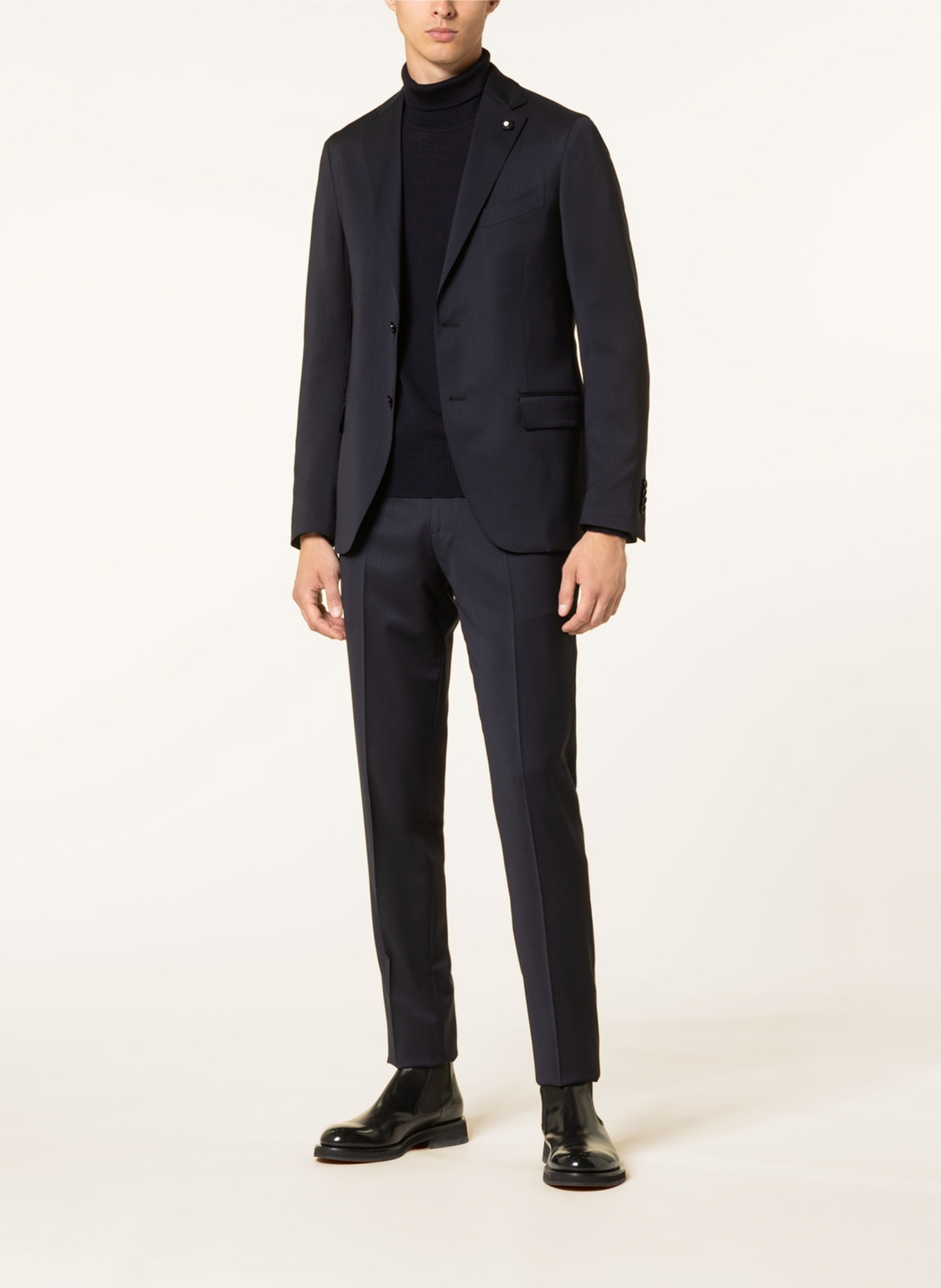 LARDINI Suit trousers slim fit, Color: 850 Blu (Image 2)
