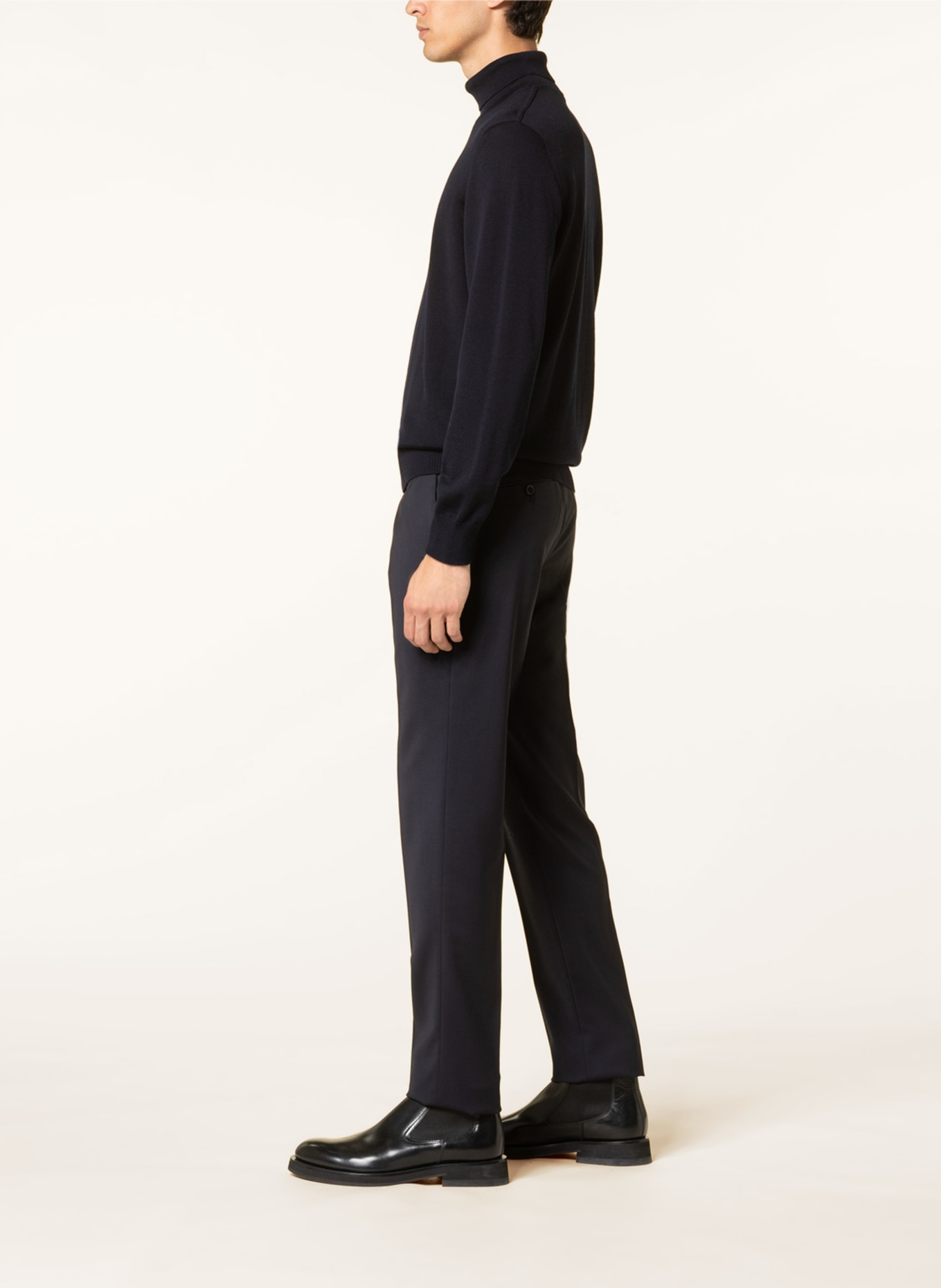 LARDINI Suit trousers slim fit, Color: 850 Blu (Image 5)