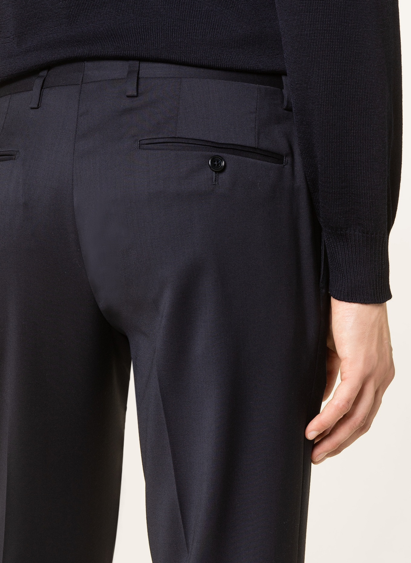 LARDINI Suit trousers slim fit, Color: 850 Blu (Image 6)