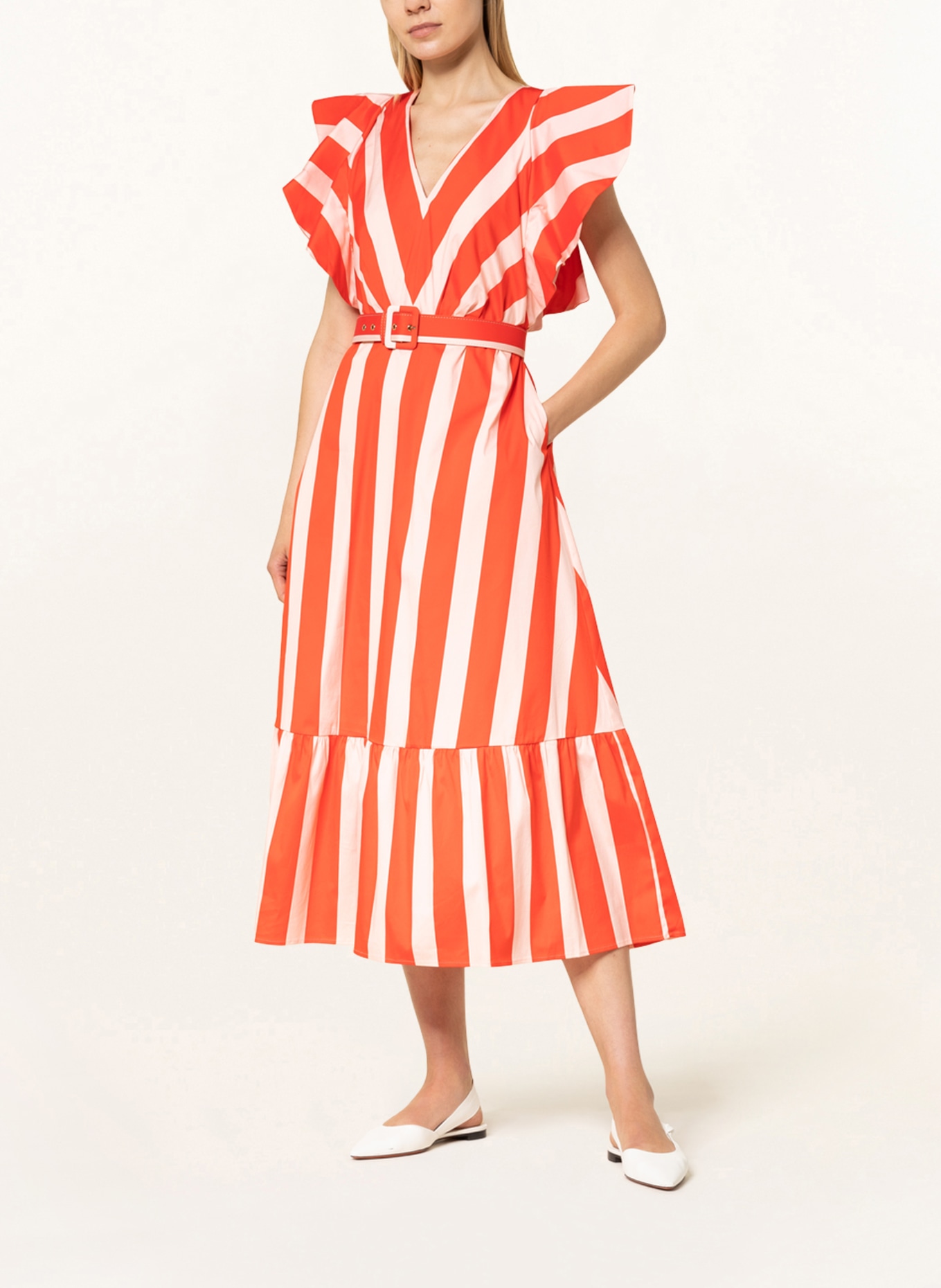 Phase Eight Dress LOTTI, Color: RED/ LIGHT PINK (Image 2)