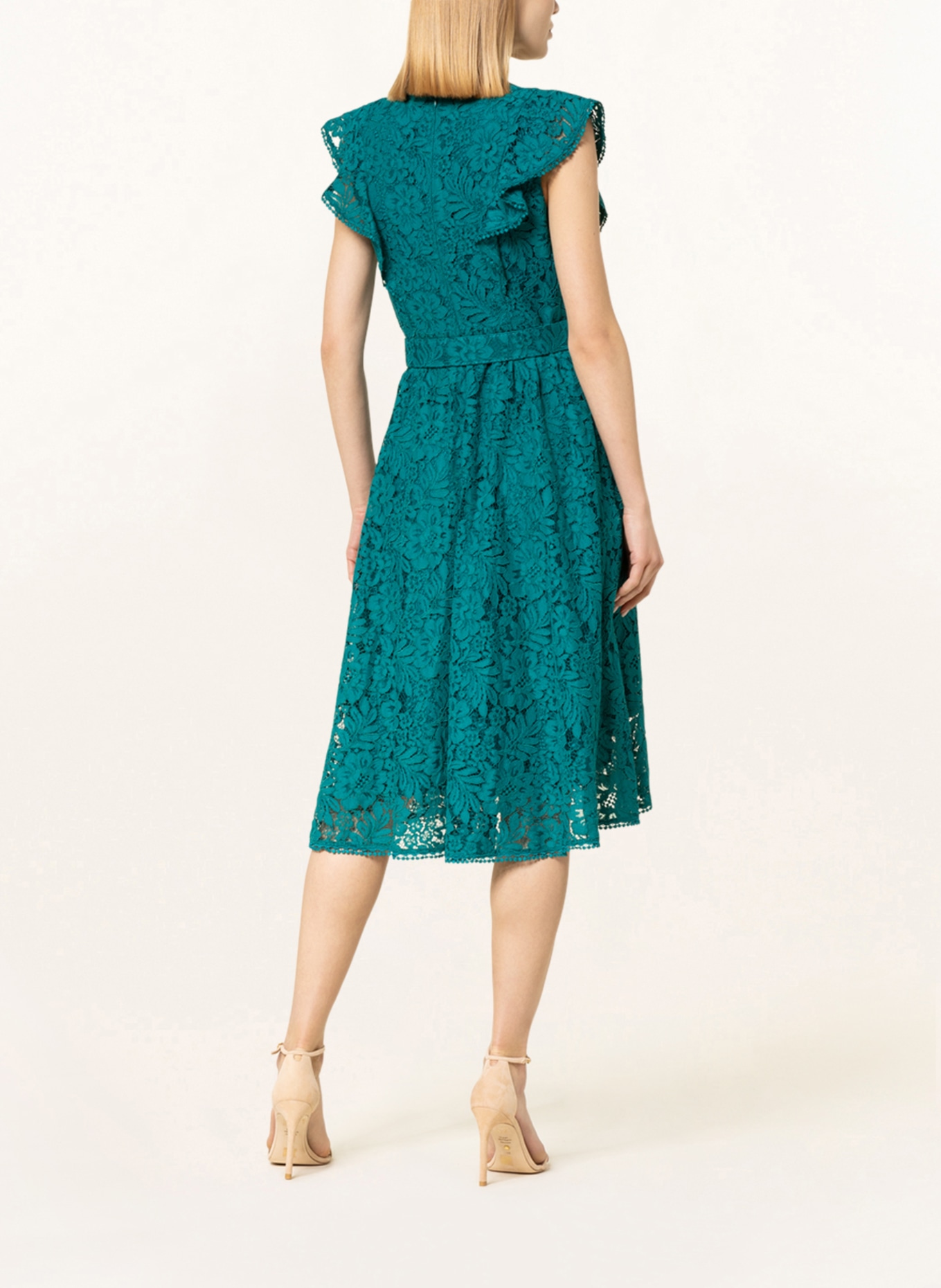 Phase Eight Lace dress PRIYA, Color: TEAL (Image 3)