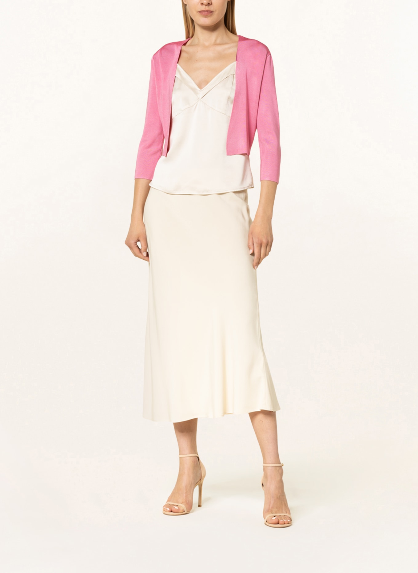 Phase Eight Cropped knit cardigan SALMA, Color: PINK (Image 2)