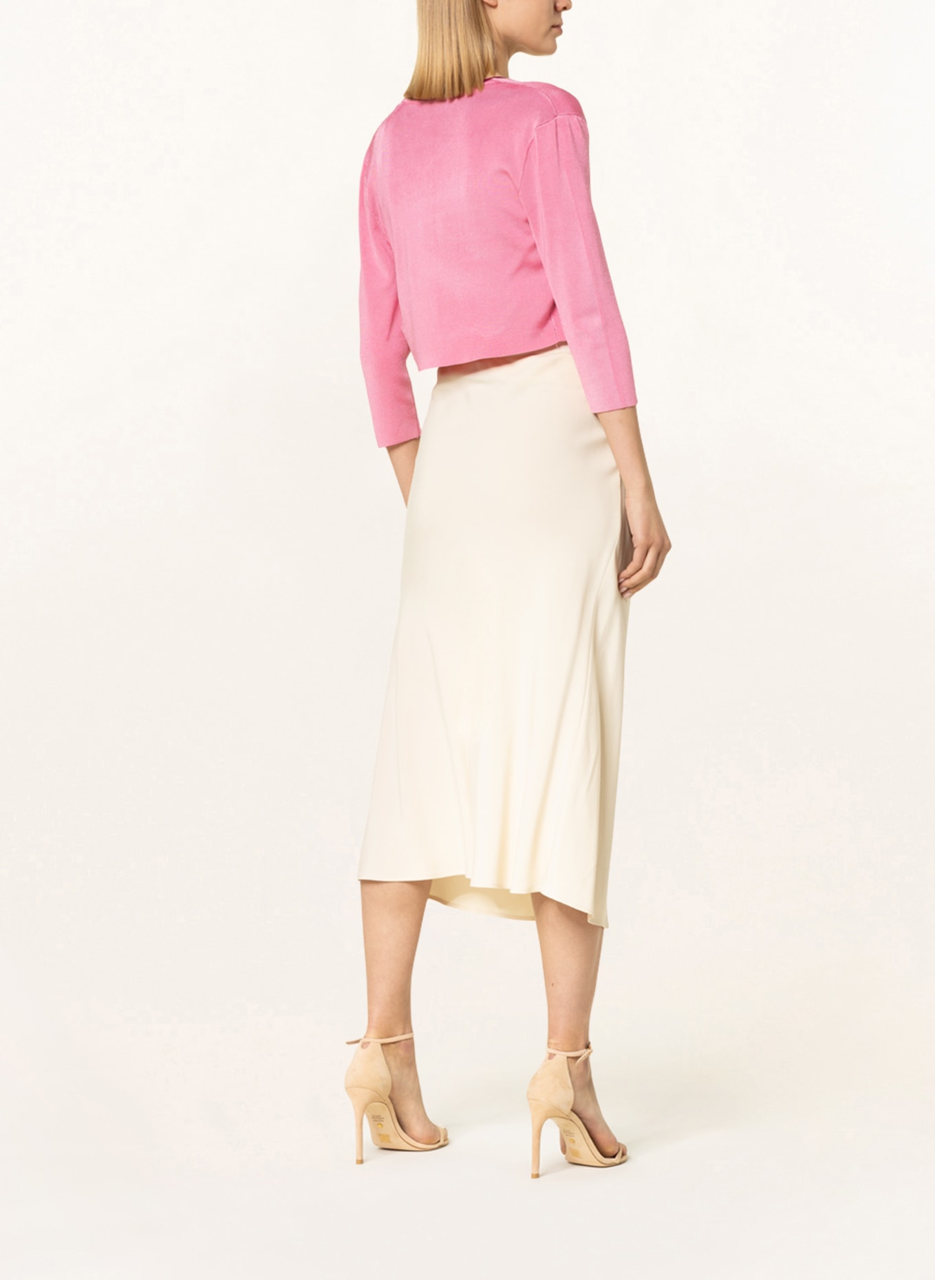 Phase Eight Cropped knit cardigan SALMA, Color: PINK (Image 3)