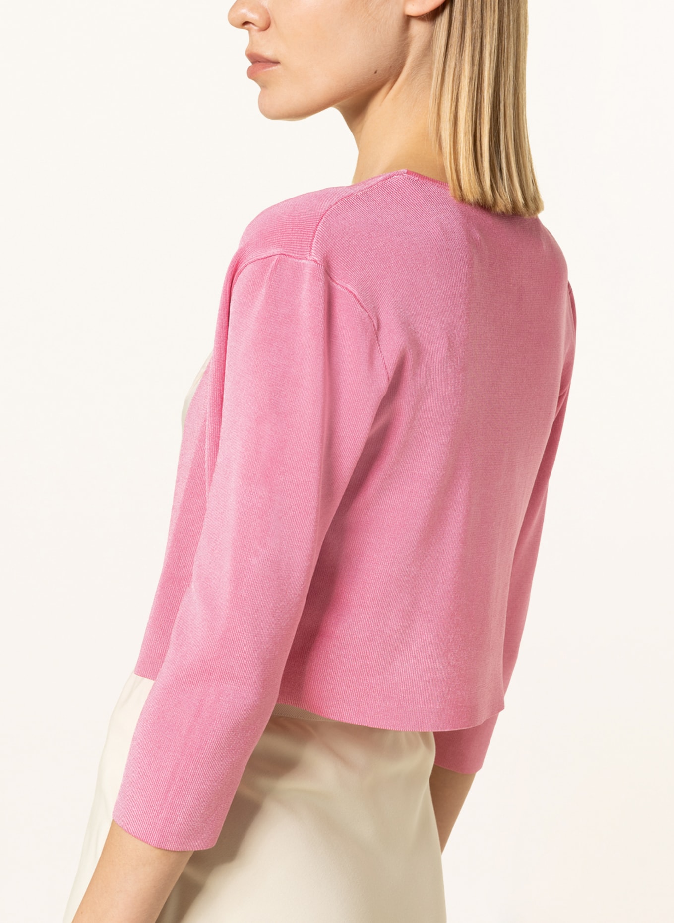 Phase Eight Cropped knit cardigan SALMA, Color: PINK (Image 4)