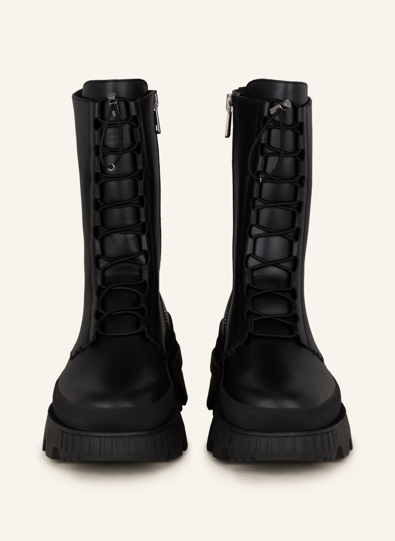 MONCLER Platform boots NORMANDY, Color: BLACK (Image 3)