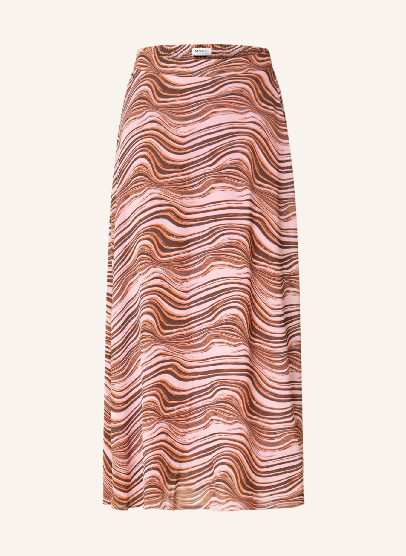 MSCH COPENHAGEN Skirt, Color: PINK/ BROWN/ ORANGE (Image 1)