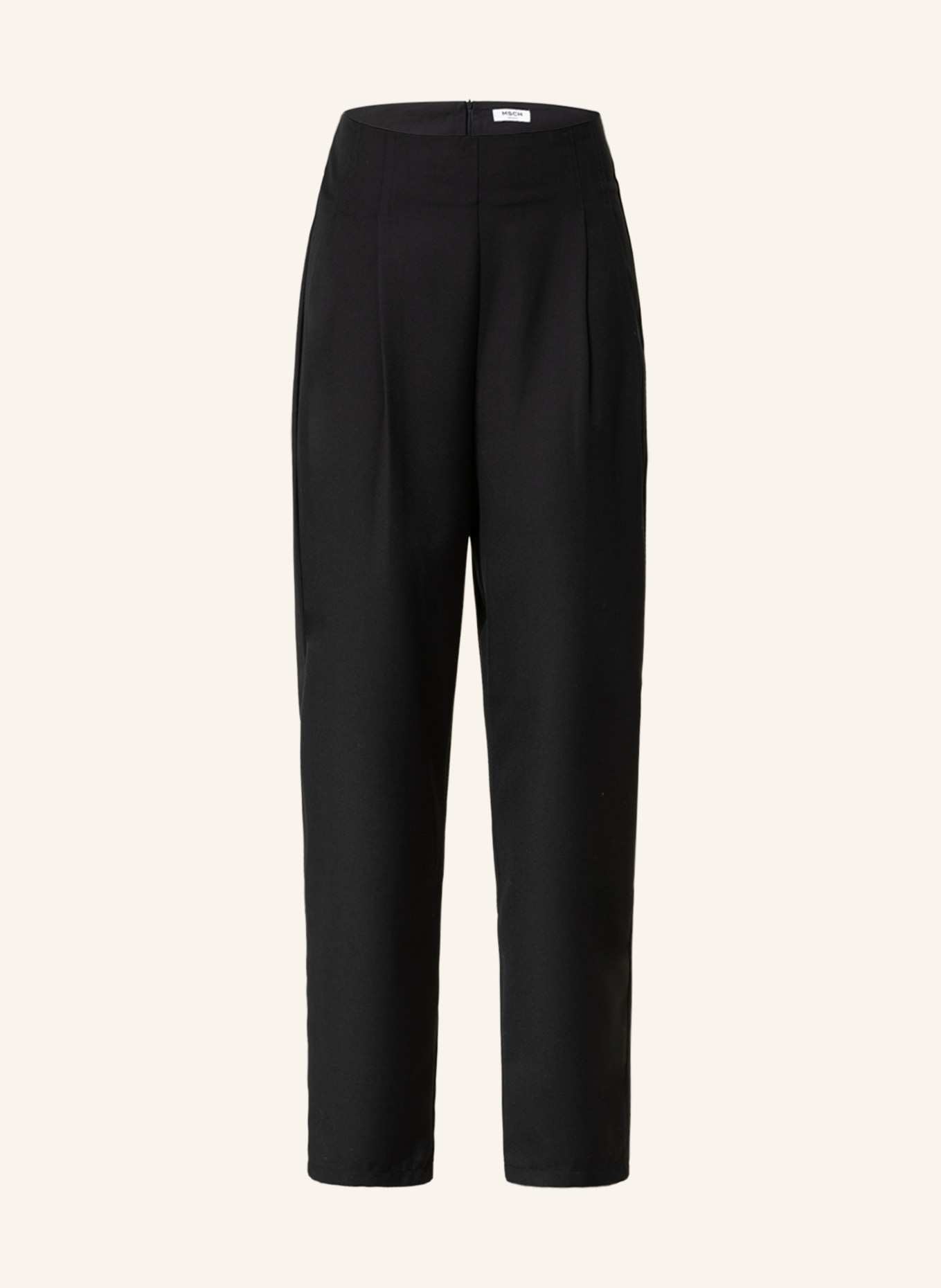 MSCH COPENHAGEN 7/8 trousers DELMA, Color: BLACK (Image 1)