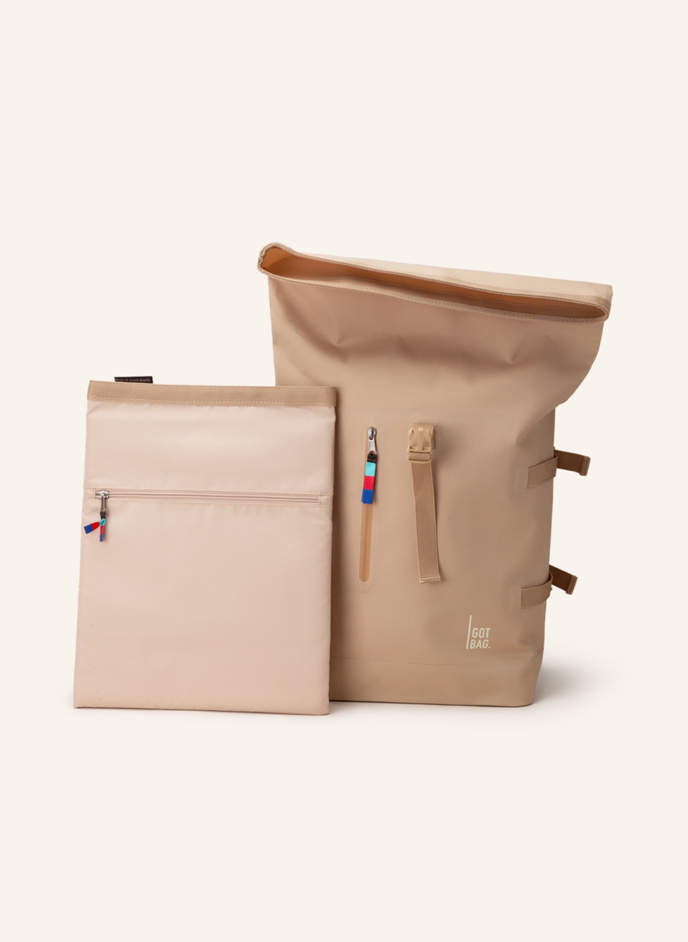 GOT BAG Backpack ROLLTOP, Color: BEIGE (Image 4)