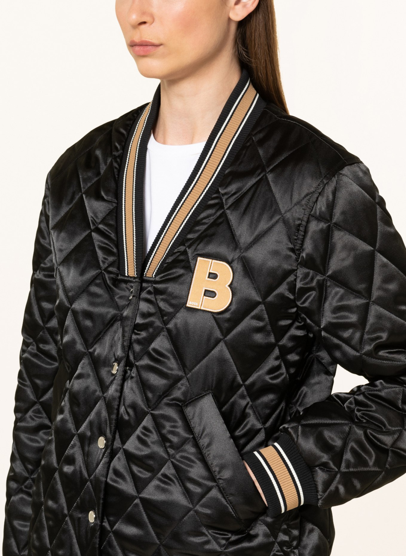 BOSS Bomber jacket JESATA, Color: BLACK (Image 4)