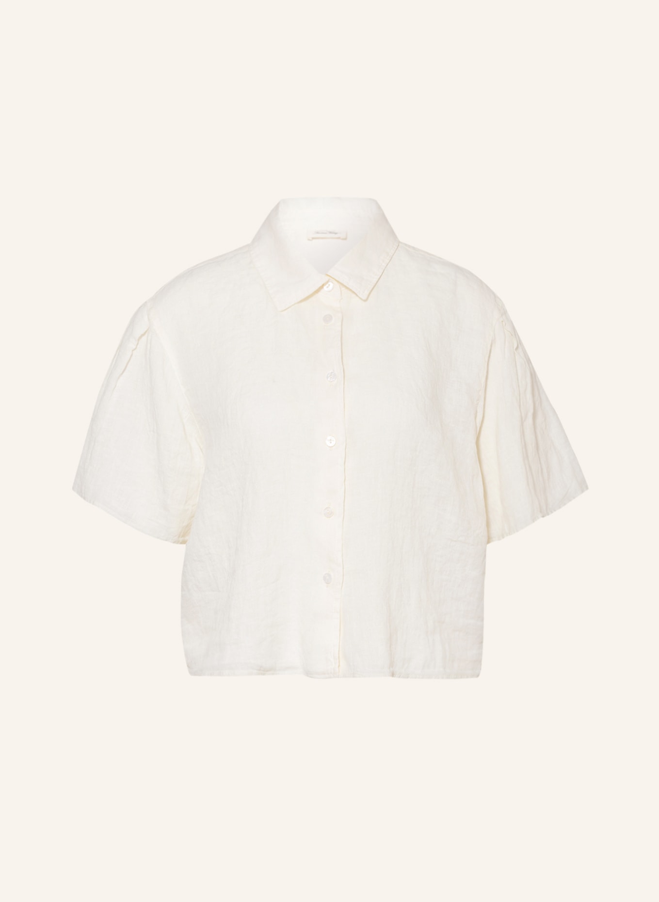 American Vintage Košilová halenka IVYBO ze lnu, Barva: REŽNÁ (Obrázek 1)