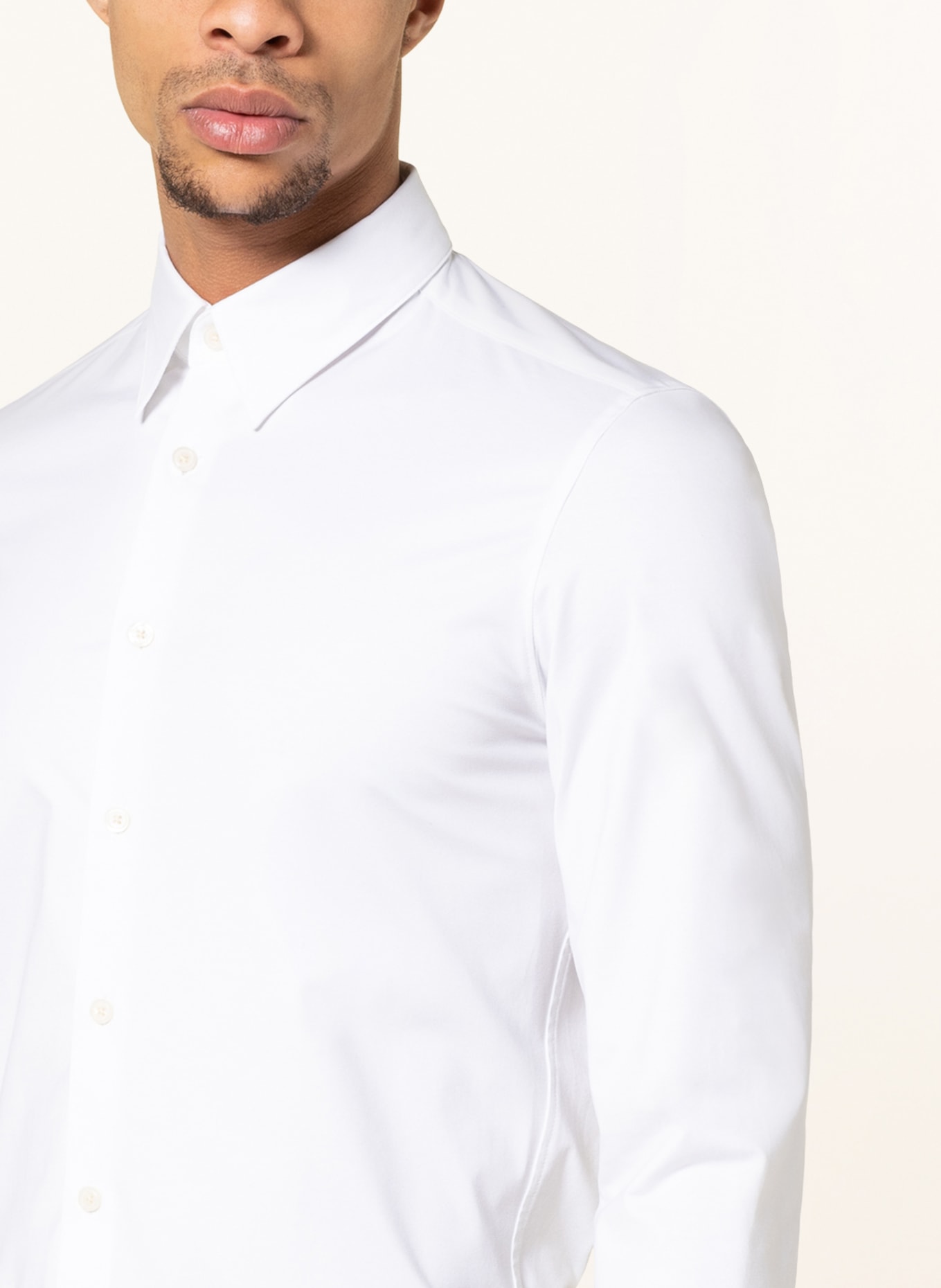 DRYKORN Jerseyhemd ZED Tight Fit , Farbe: WEISS (Bild 4)