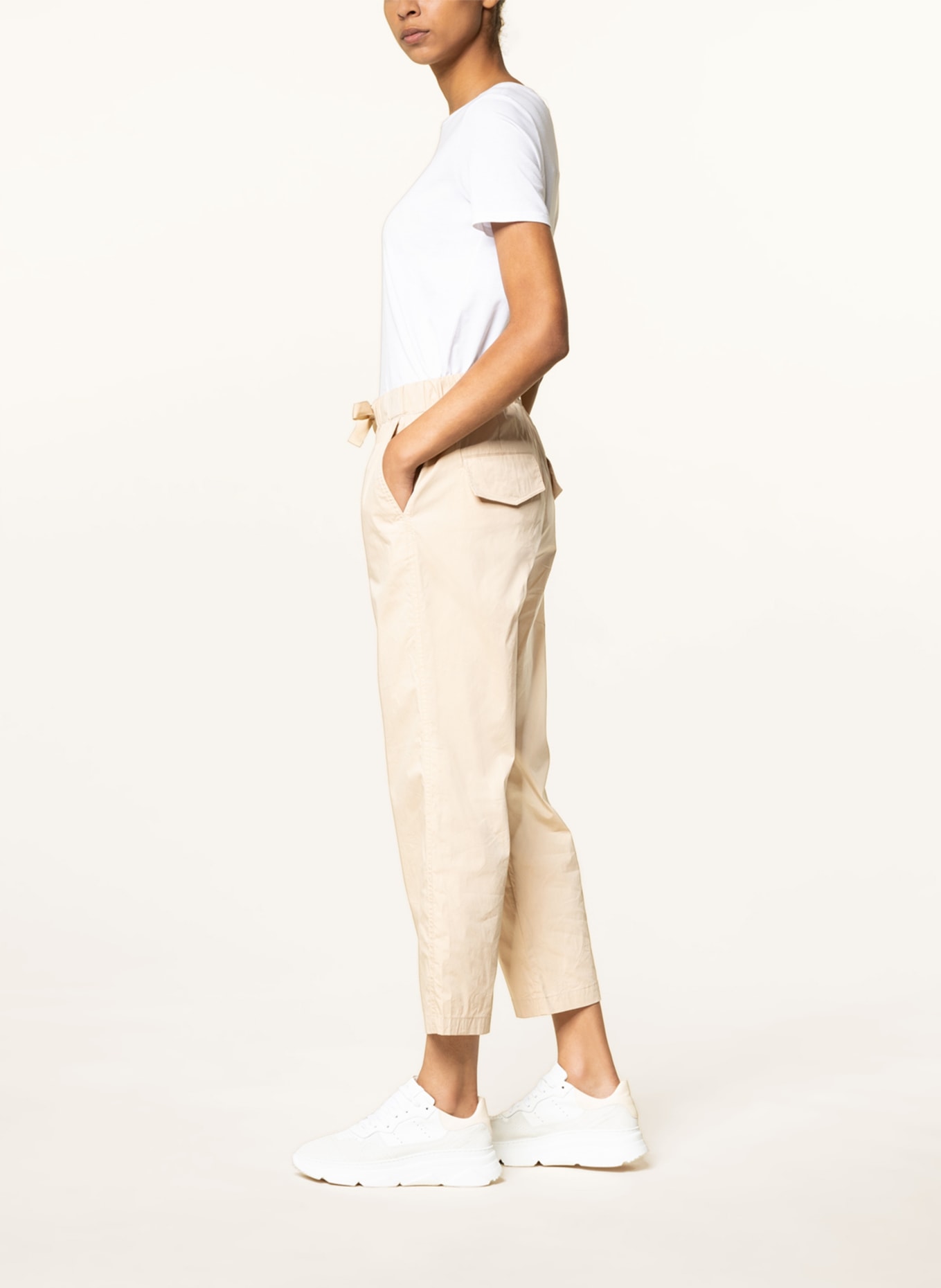 Marc O'Polo Spodnie 7/8 w stylu dresowym, Kolor: CAMELOWY (Obrazek 4)